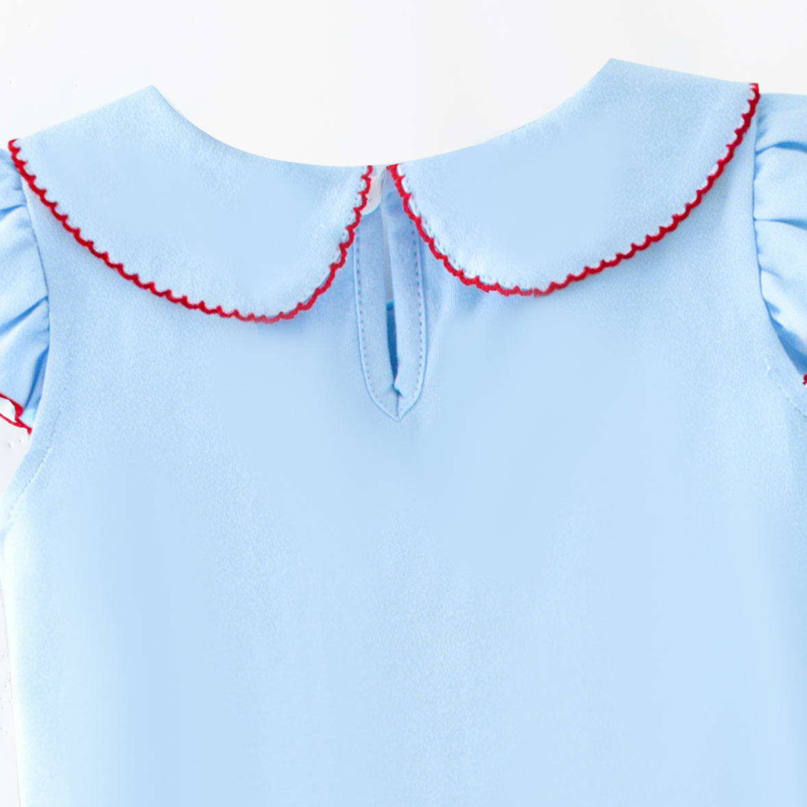 （In Stock）Girls Back To School Apple Applique Shorts Set