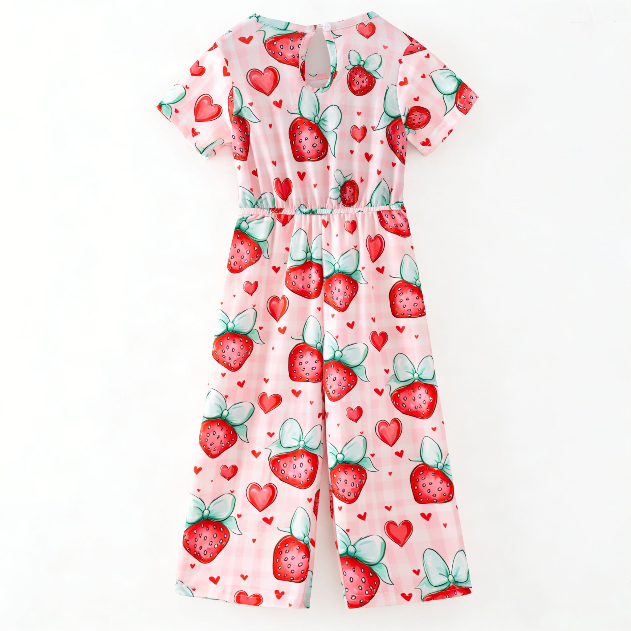 （Pre Order,Prepack Zone）Girls Spring&Summer Print Jumpsuit（Mix Size）