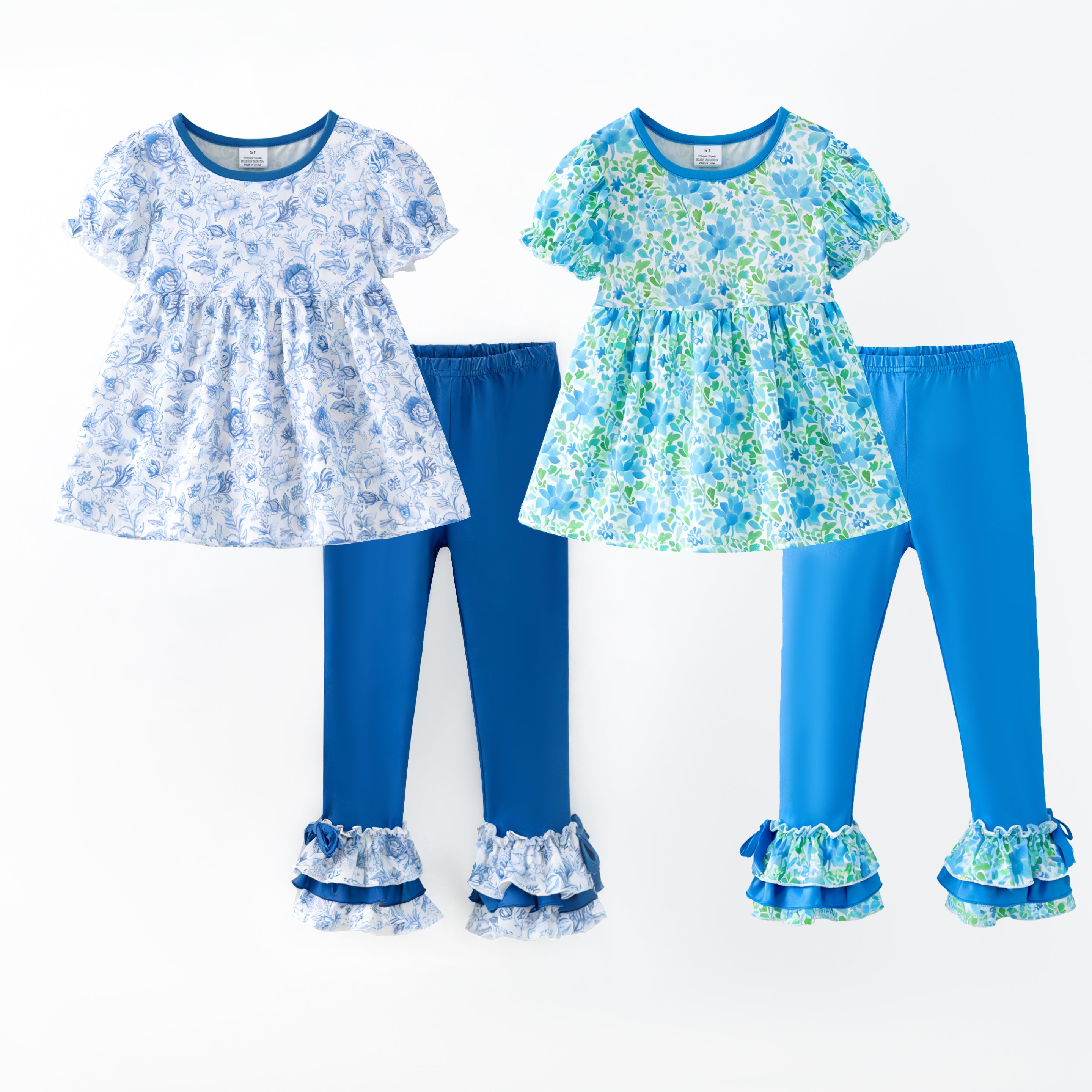 （Pre Order,Prepack Zone）Girls Spring&Summer Print Set（Mix Size）