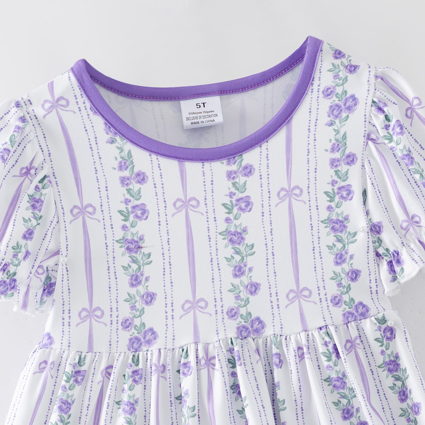 （Pre Order,Prepack Zone）Girls Spring&Summer Floral Print Set（Mix Size）