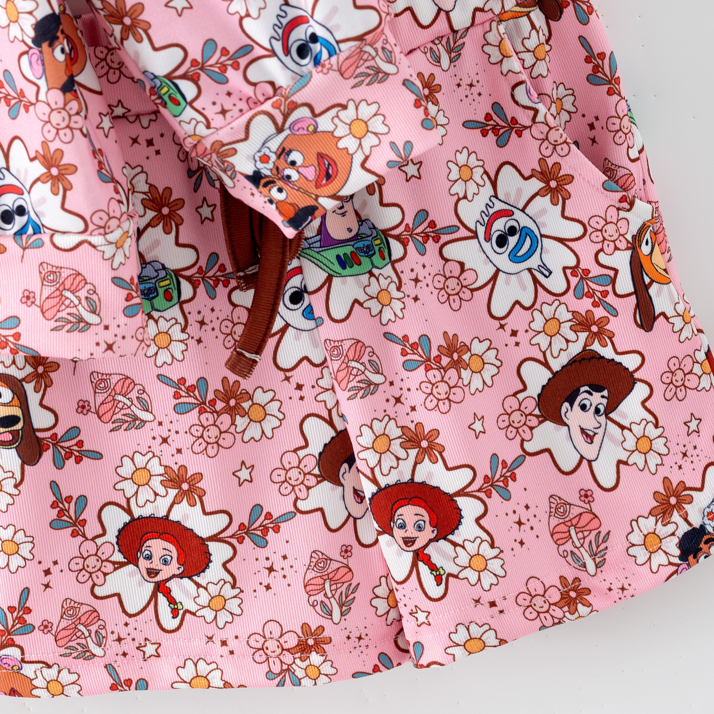 （Pre Order,Prepack Zone）Girls Spring&Summer Bow Print Shorts Set（Mix Size）