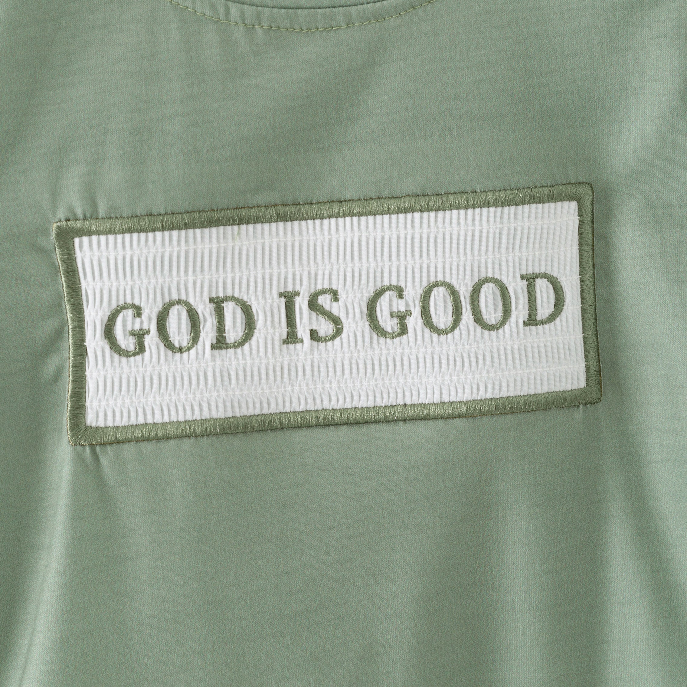 （Pre Order,Prepack Zone）Family GOD IS GOOD Embroidery Dress,Set&Romper（Mix Size）