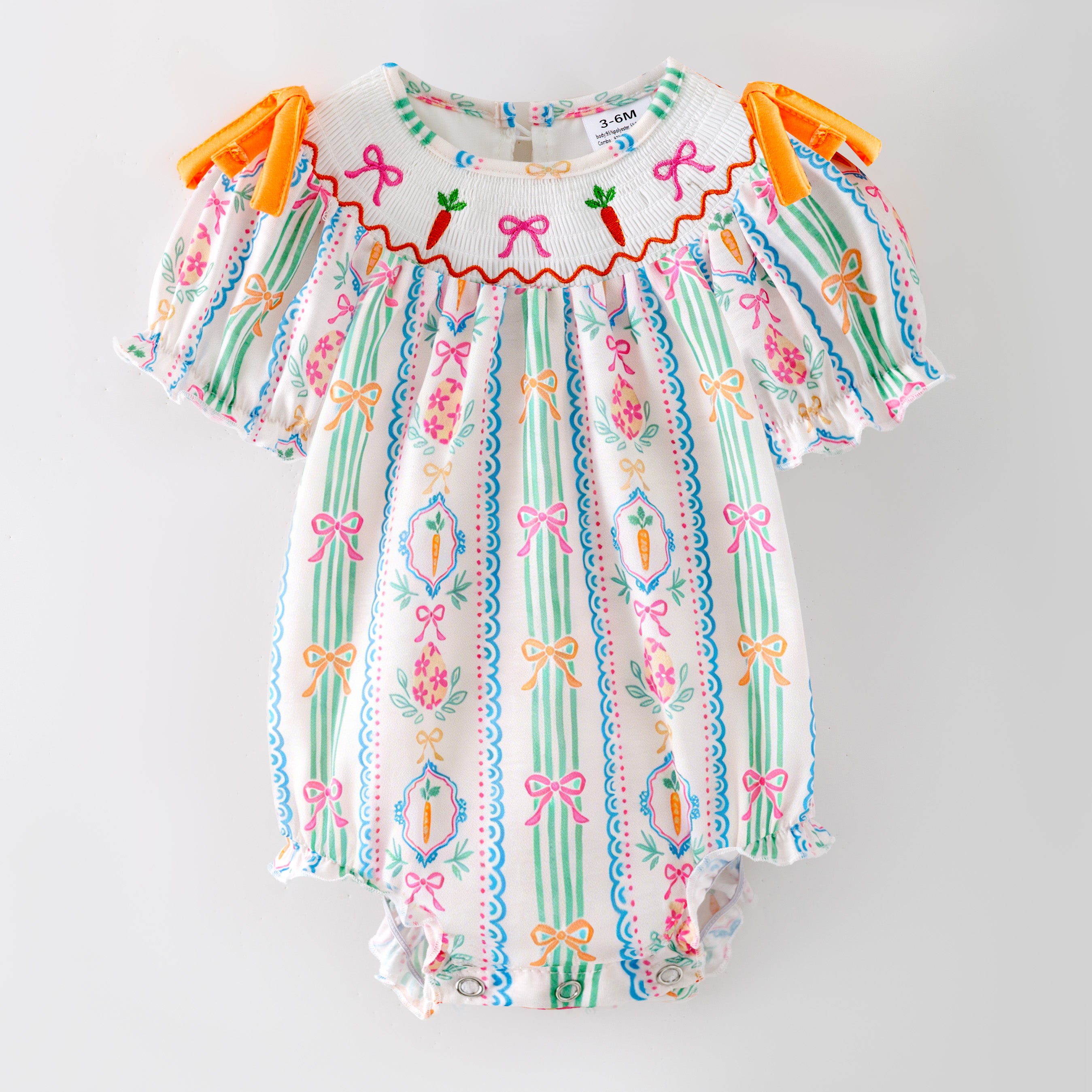 （Pre Order,Prepack Zone）Family Easter Embroidery Dress,Set&Romper（Mix Size）