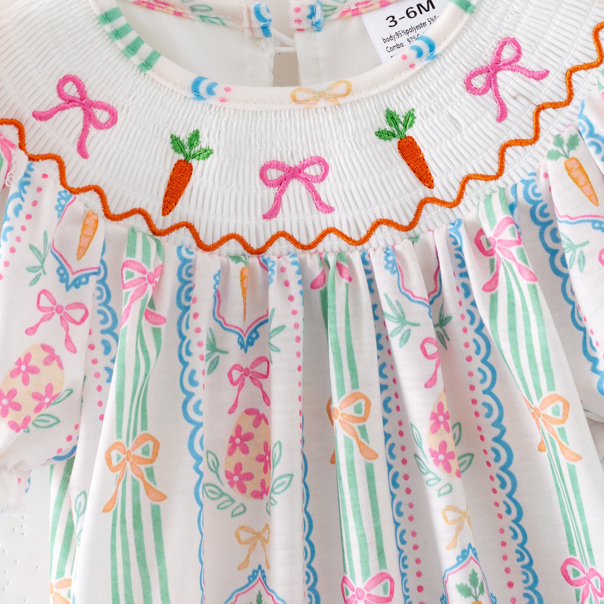 （Pre Order,Prepack Zone）Family Easter Embroidery Dress,Set&Romper（Mix Size）