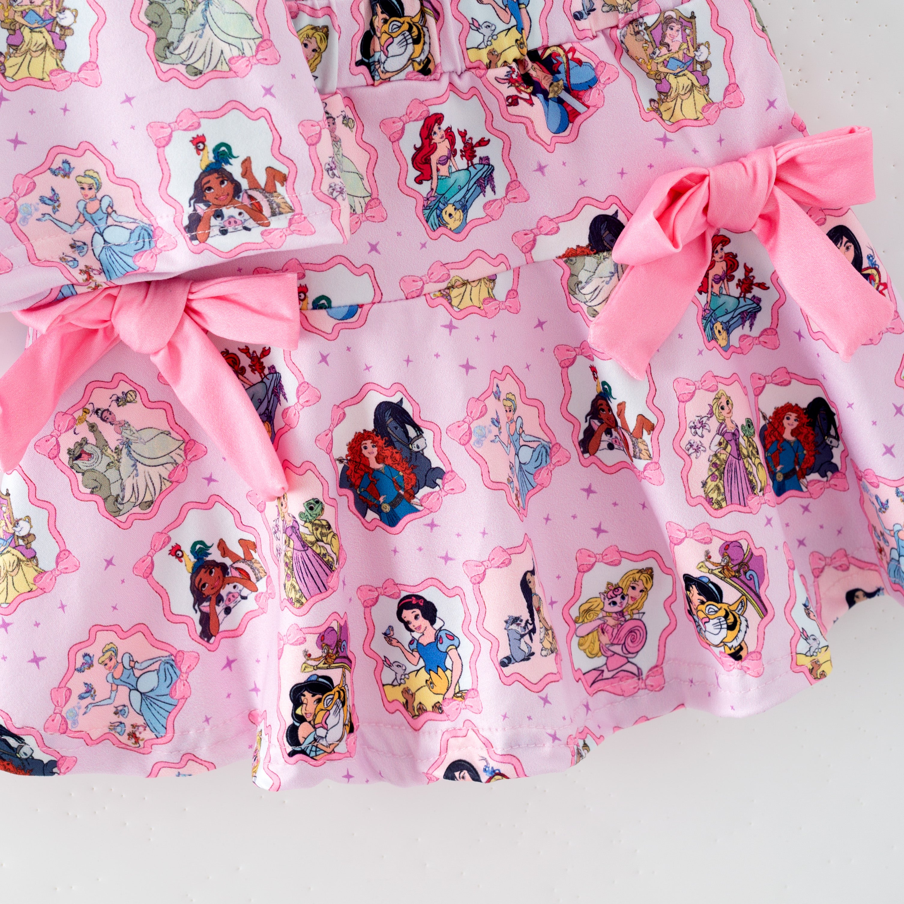 （Pre Order,Prepack Zone）Girls Spring&Summer Princess Print Skort Set（Mix Size）