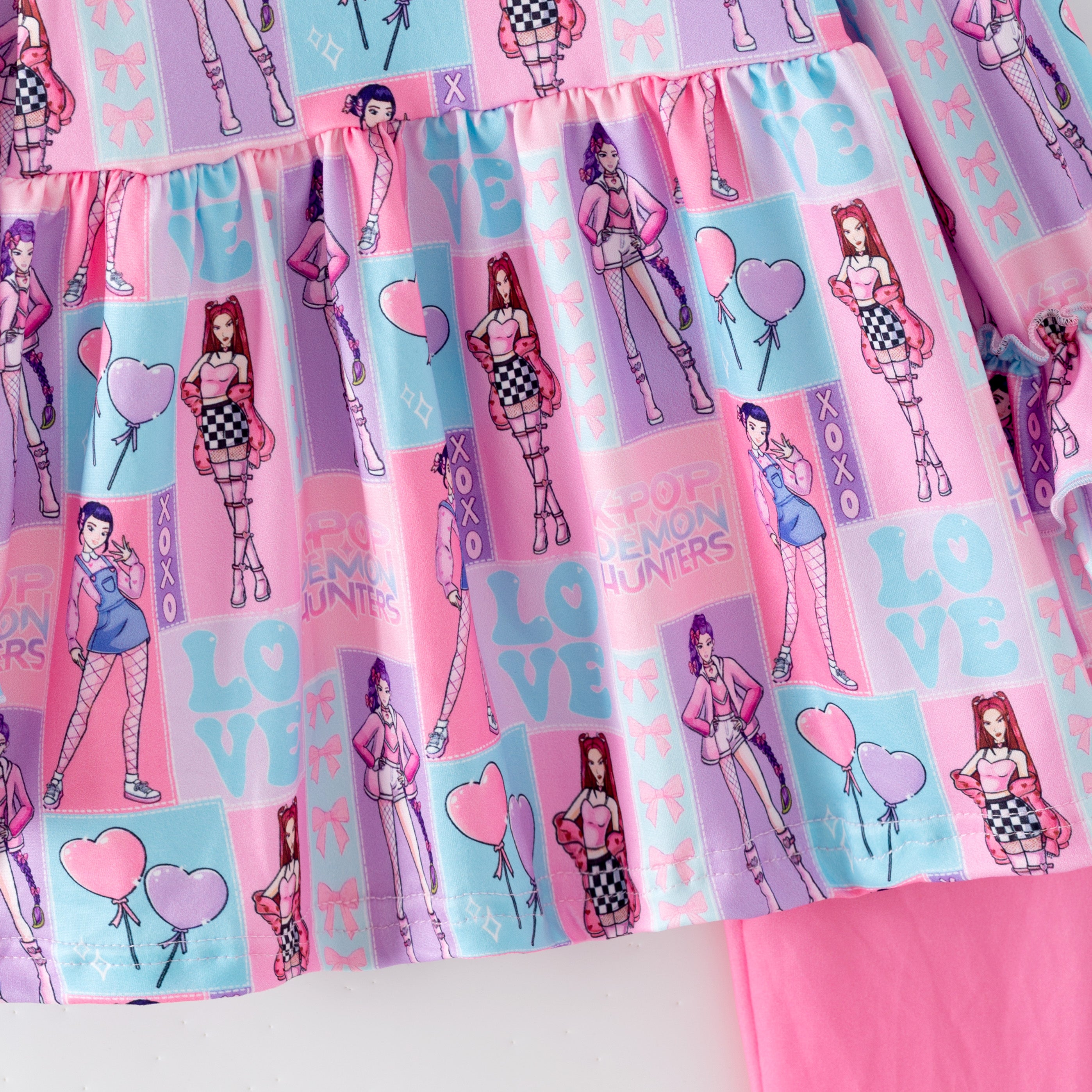 （Pre Order,Prepack Zone）Girls Spring&Summer Movie Character Print Set（Mix Size）