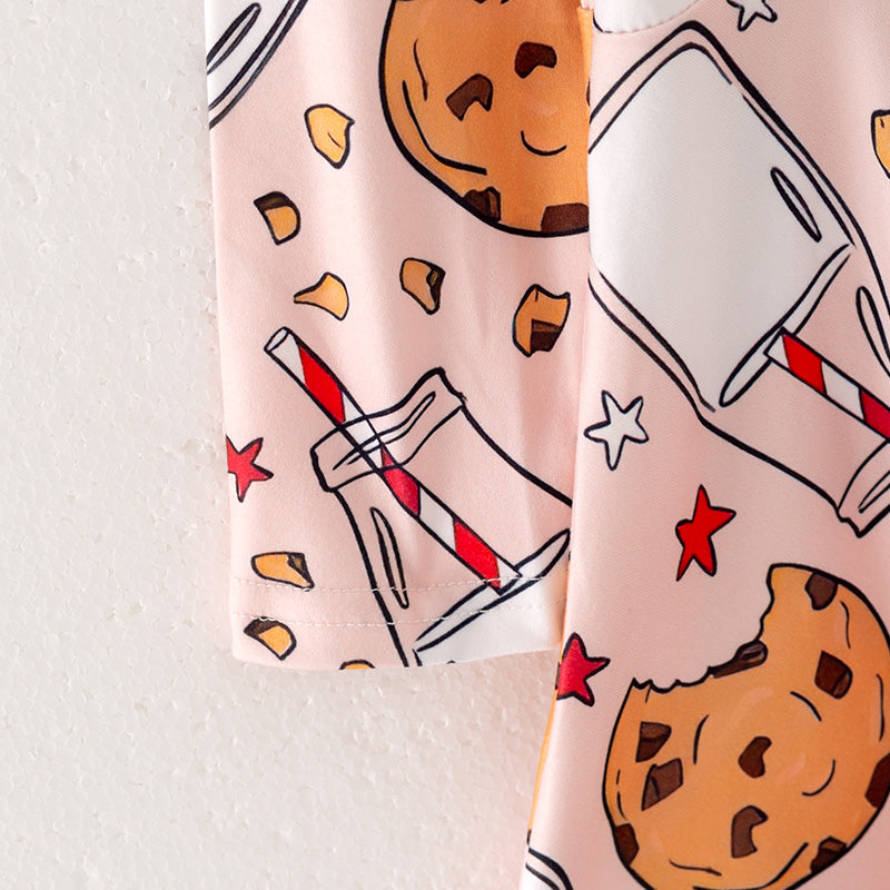 （In Stock G7-5-1）Girls Christmas Print Dress