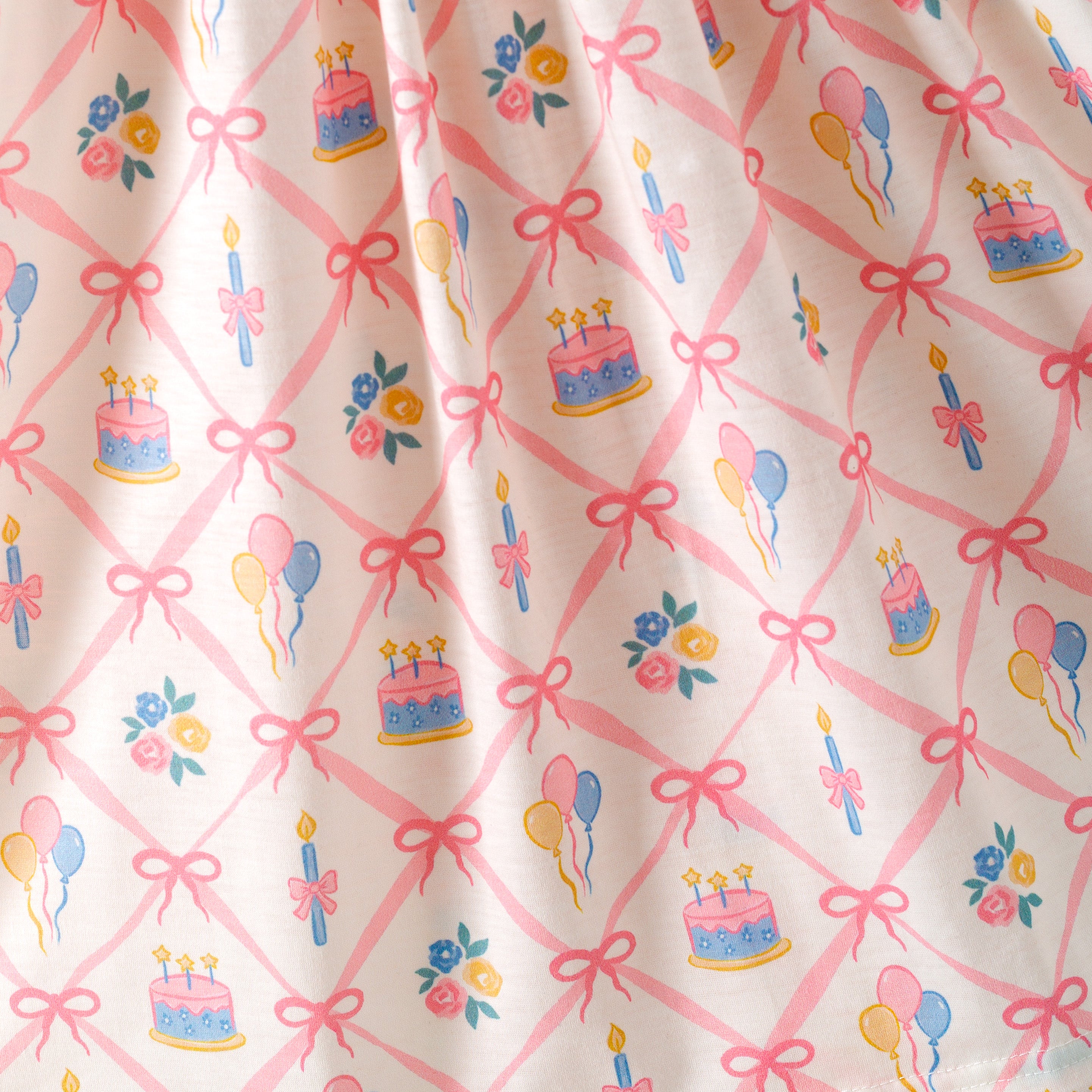 （Pre Order,Prepack Zone）Girls Birthday Embroidery Dressr（Mix Size）