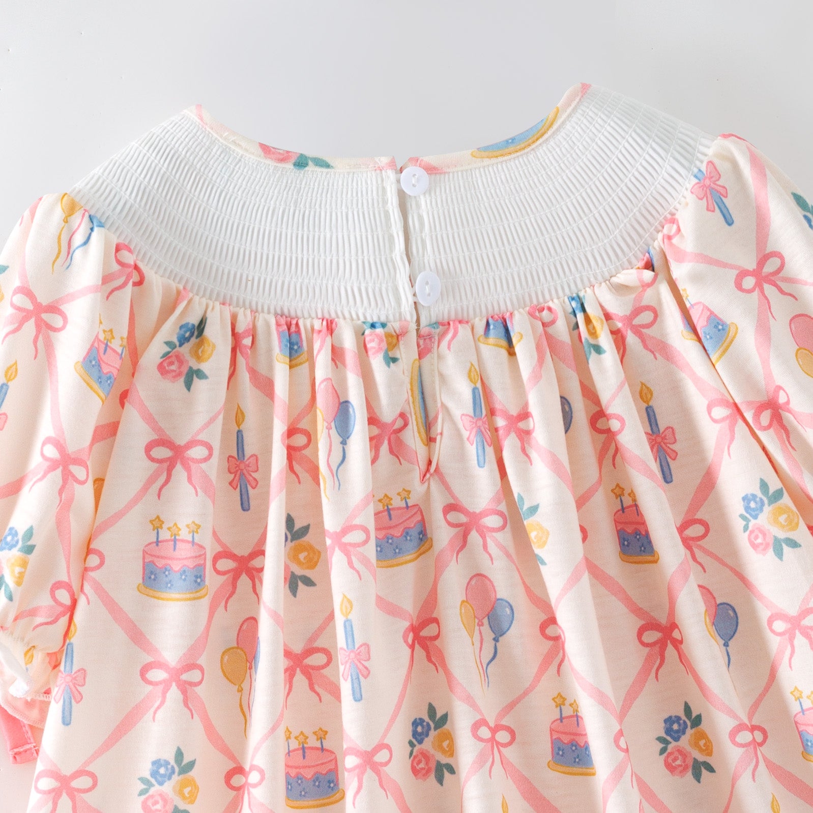 （Pre Order,Prepack Zone）Girls Birthday Embroidery Dressr（Mix Size）