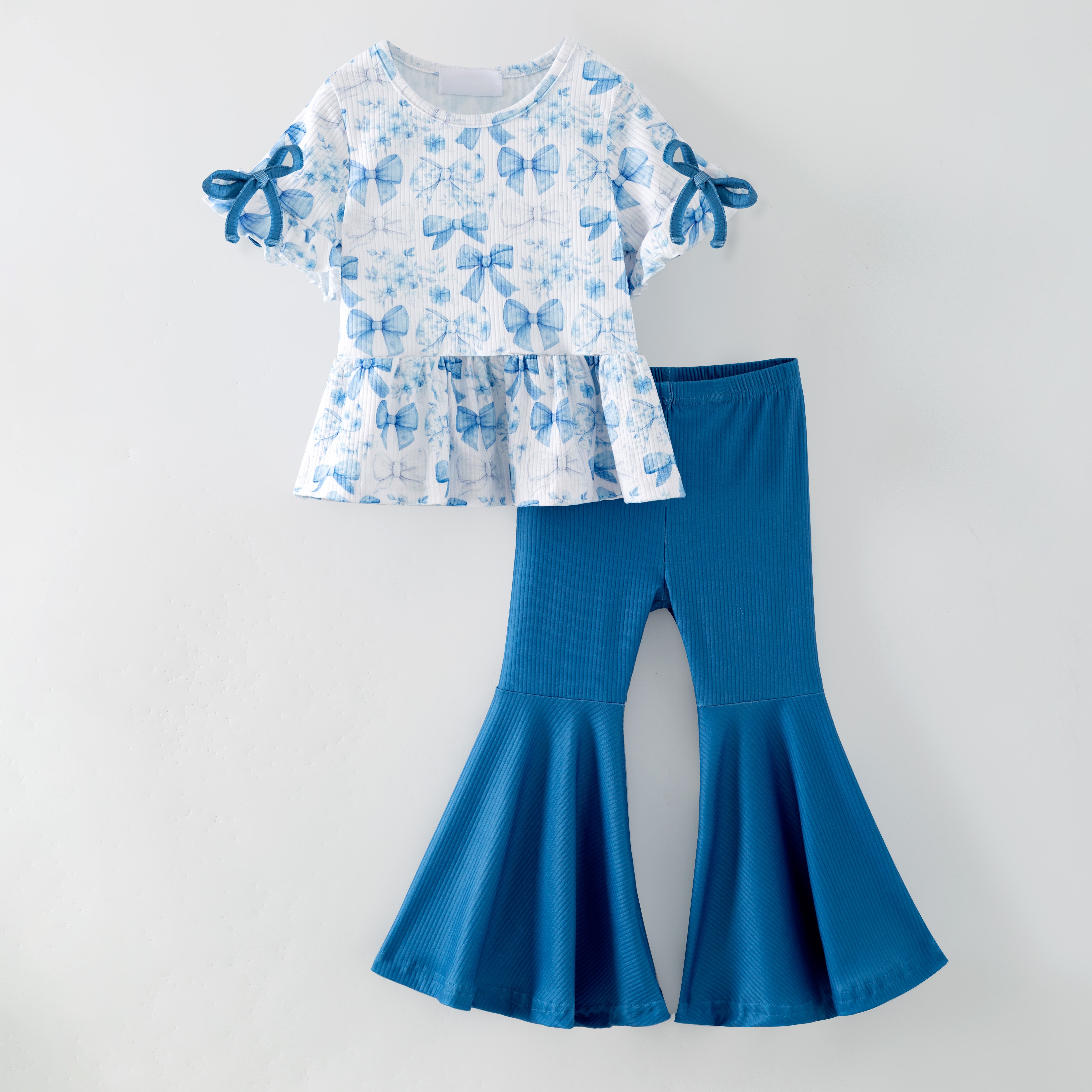 （Pre Order,Prepack Zone）Girls Spring&Summer Floral Print Set（Mix Size）