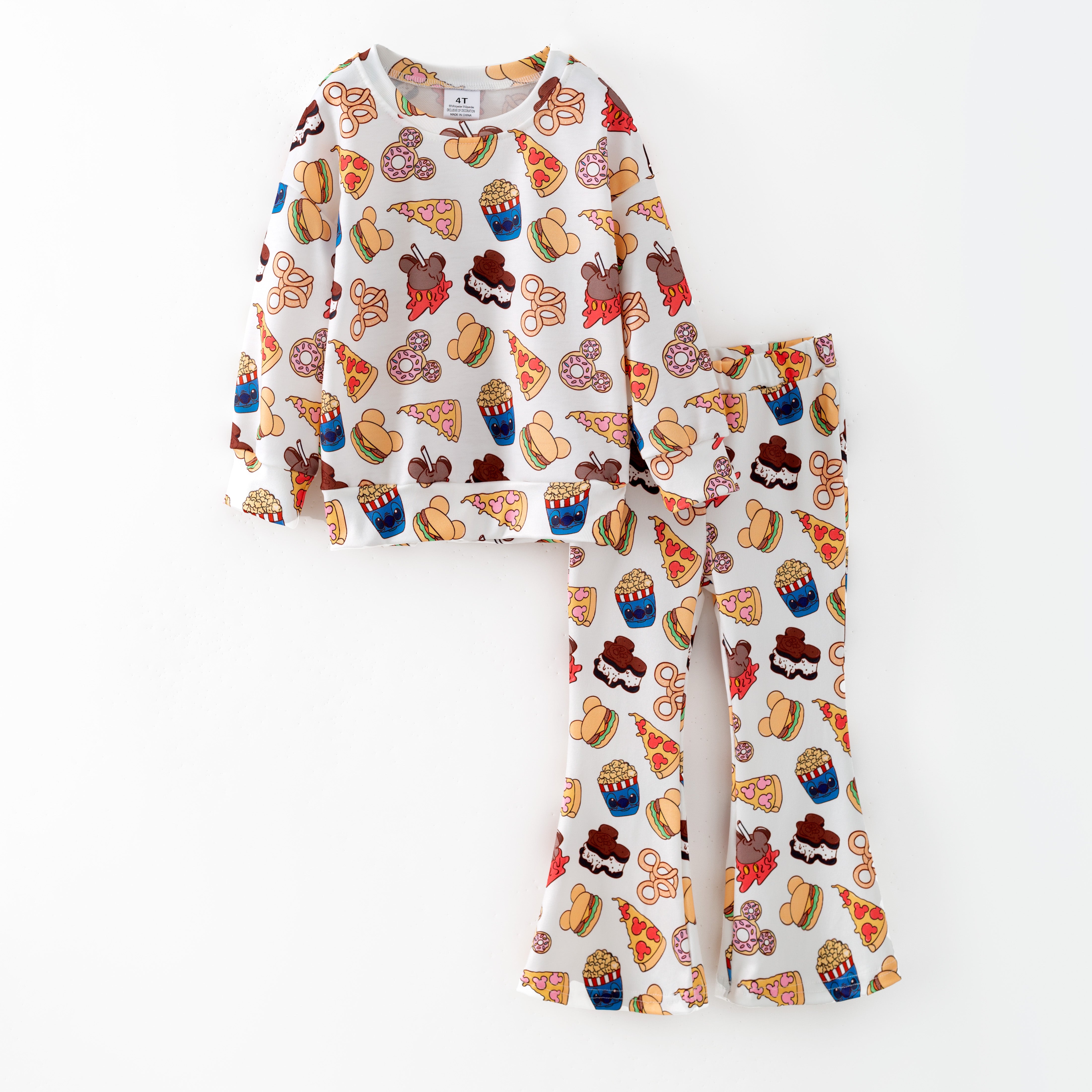 （Pre Order,Prepack Zone）Girls Spring&Summer Food Print Set（Mix Size）