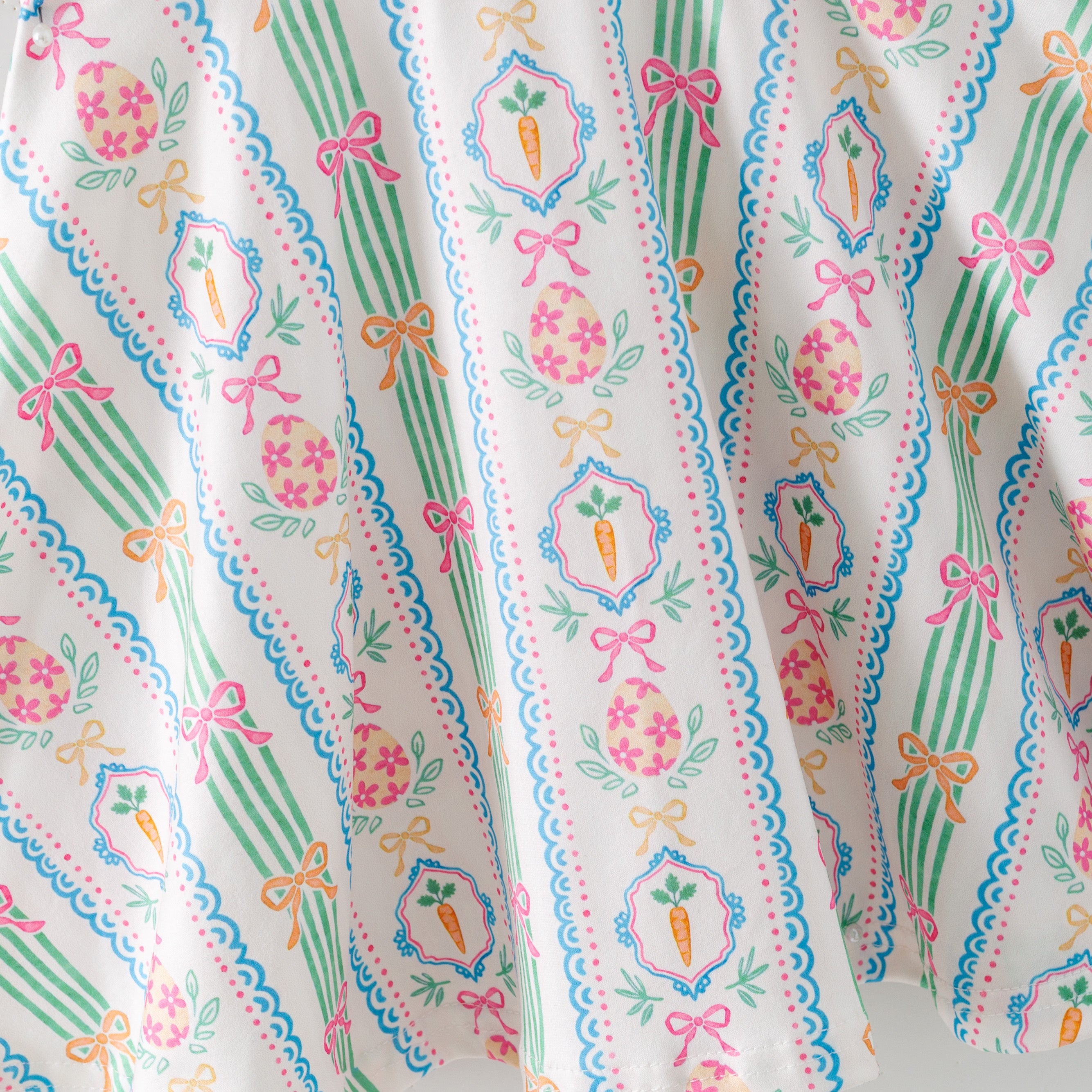 （Pre Order,Prepack Zone）Girls Easter Bunny Print Dress（Mix Size）