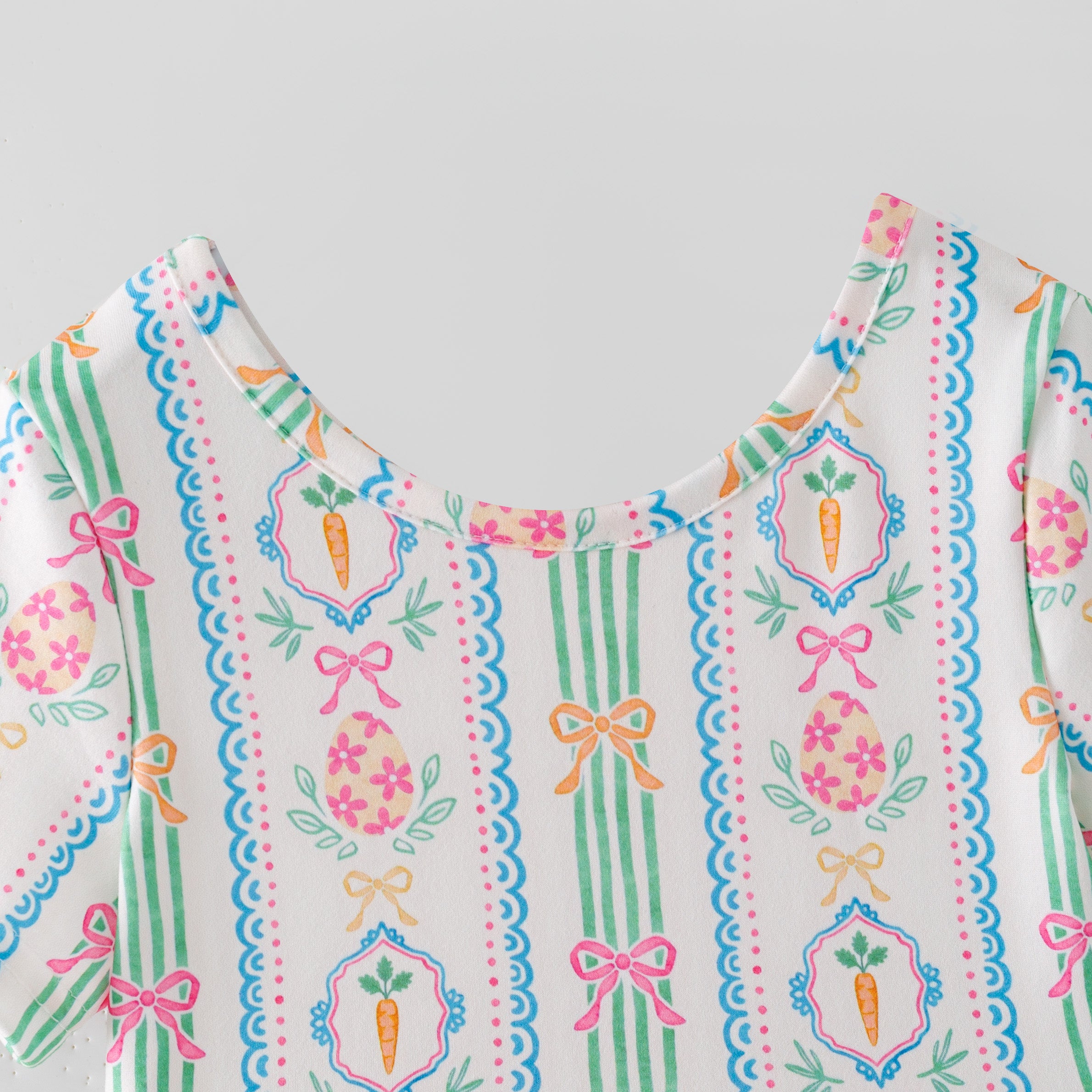 （Pre Order,Prepack Zone）Girls Easter Bunny Print Dress（Mix Size）