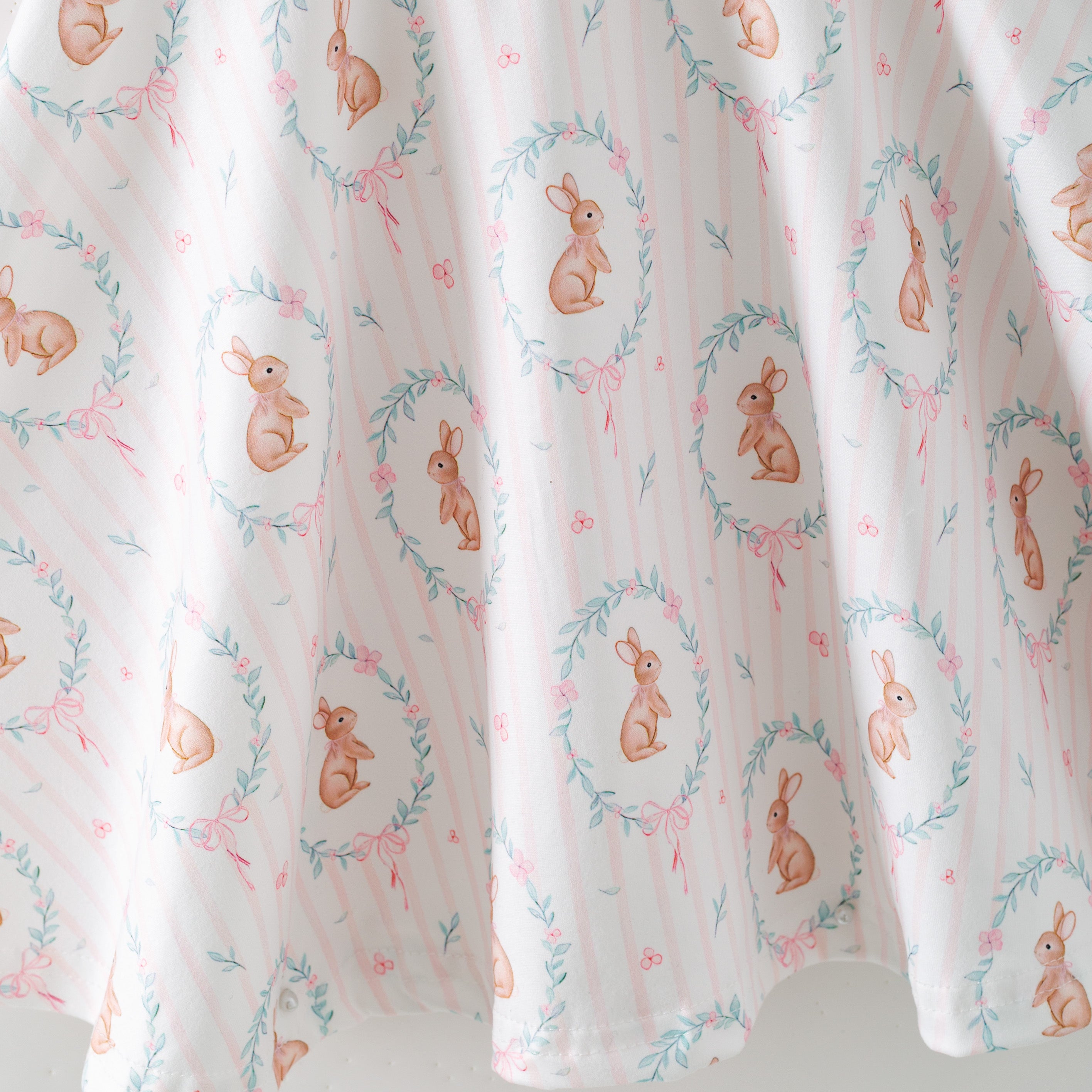 （Pre Order,Prepack Zone）Girls Easter Bunny Print Dress（Mix Size）