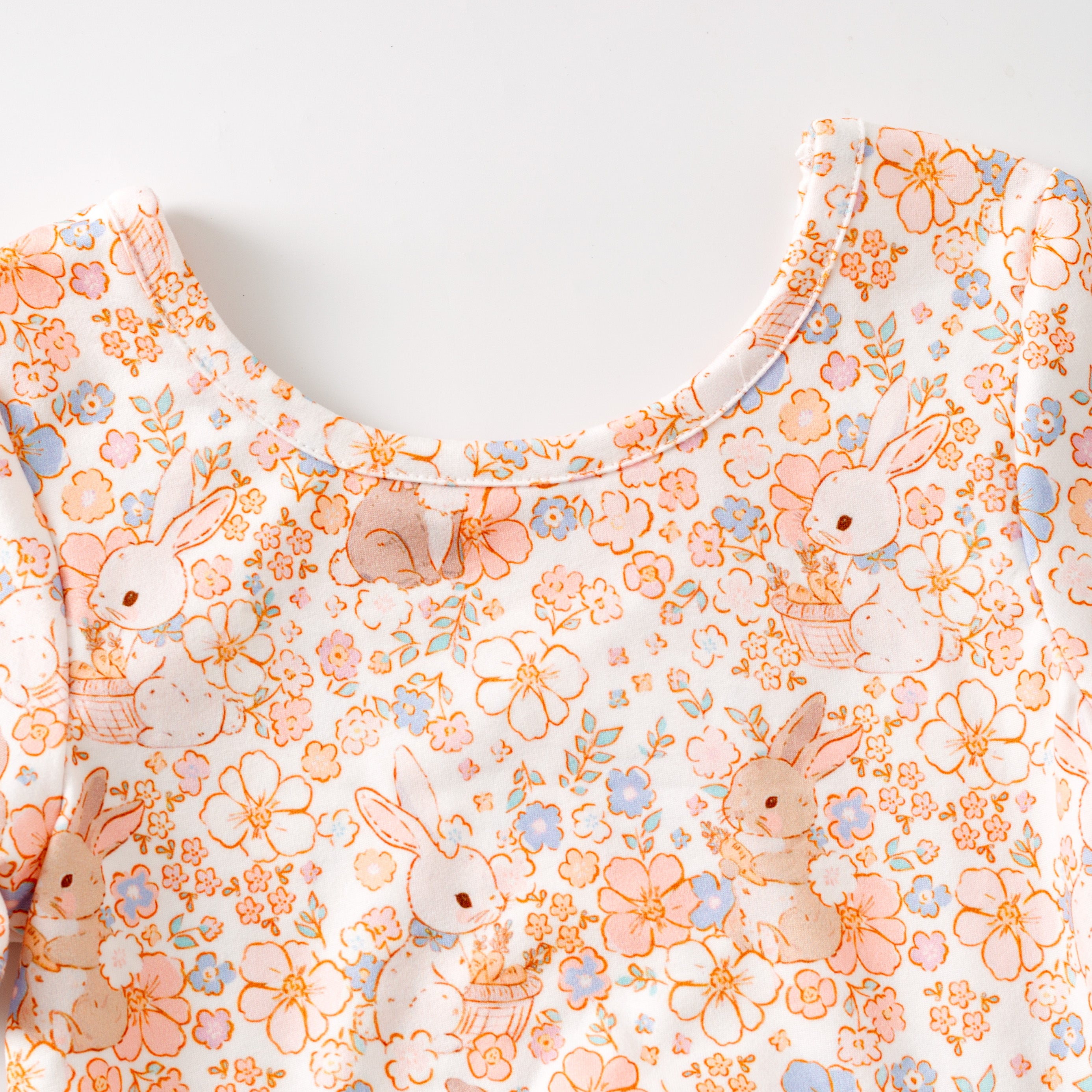 （Pre Order,Prepack Zone）Girls Easter Bunny Print Dress（Mix Size）