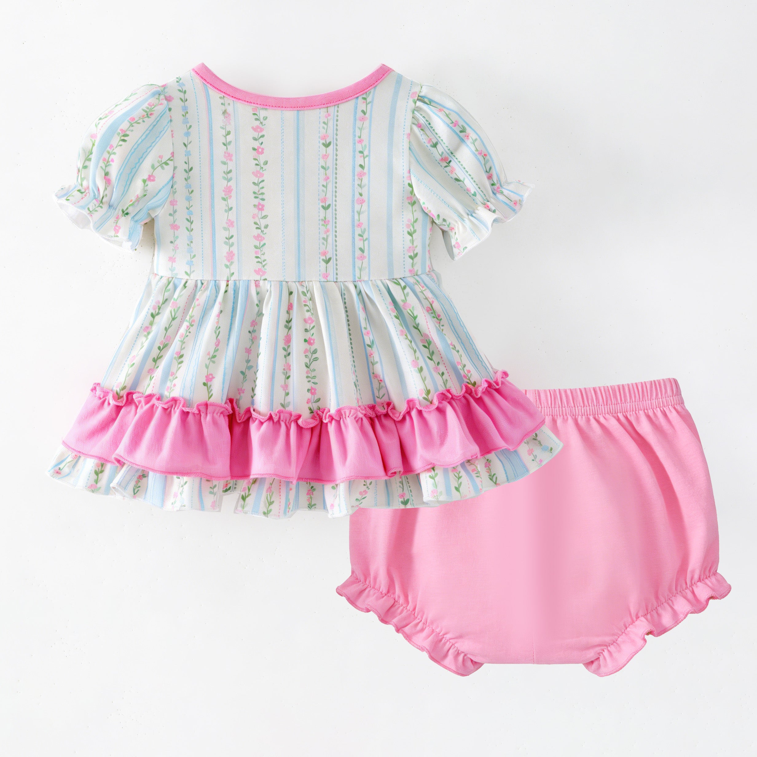 （In Stock）Siblings Fall Horse Embroidery Smocked Dress,Shorts Set&Romper