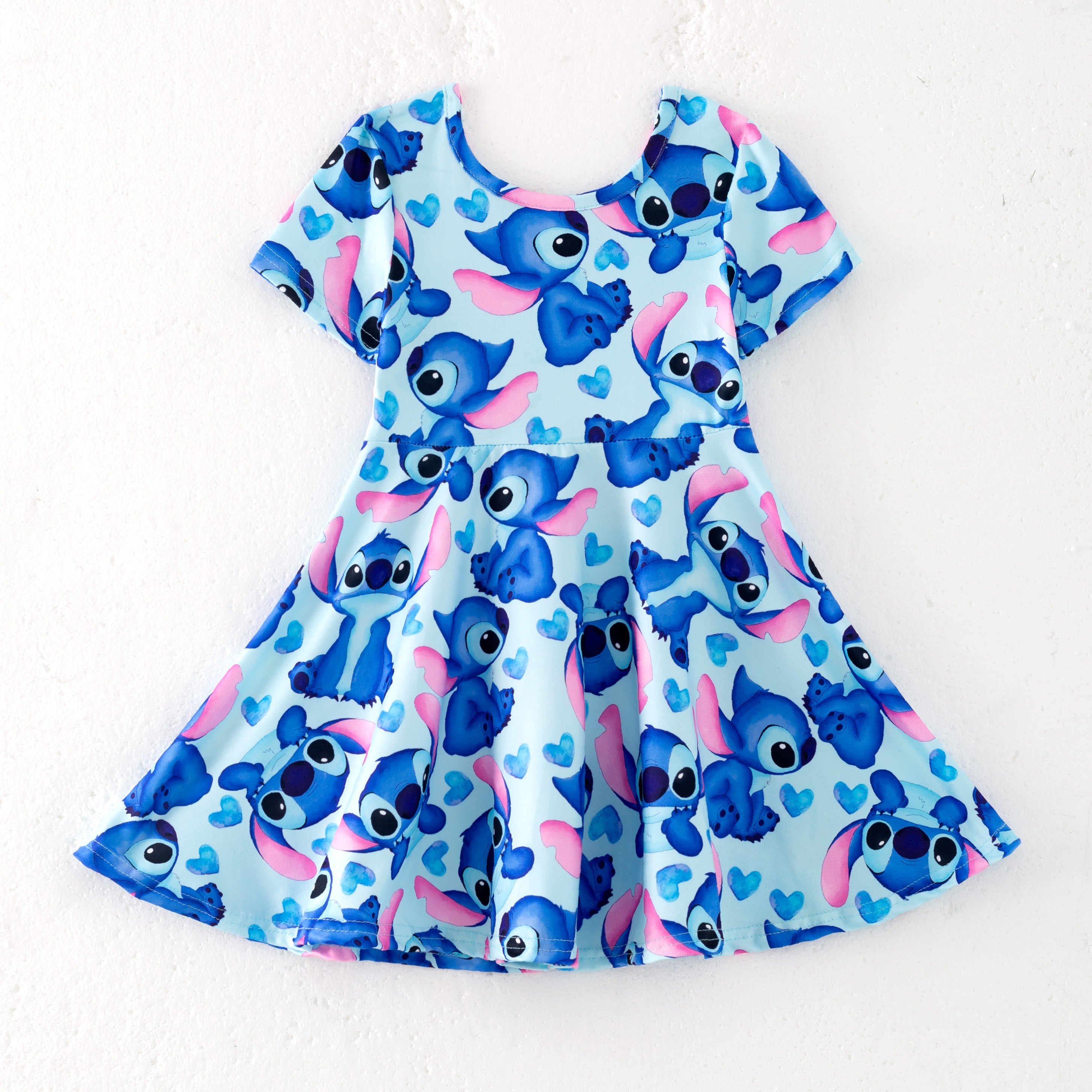 （Pre Order）Girls Spring and Summer Cartoon Print Dress