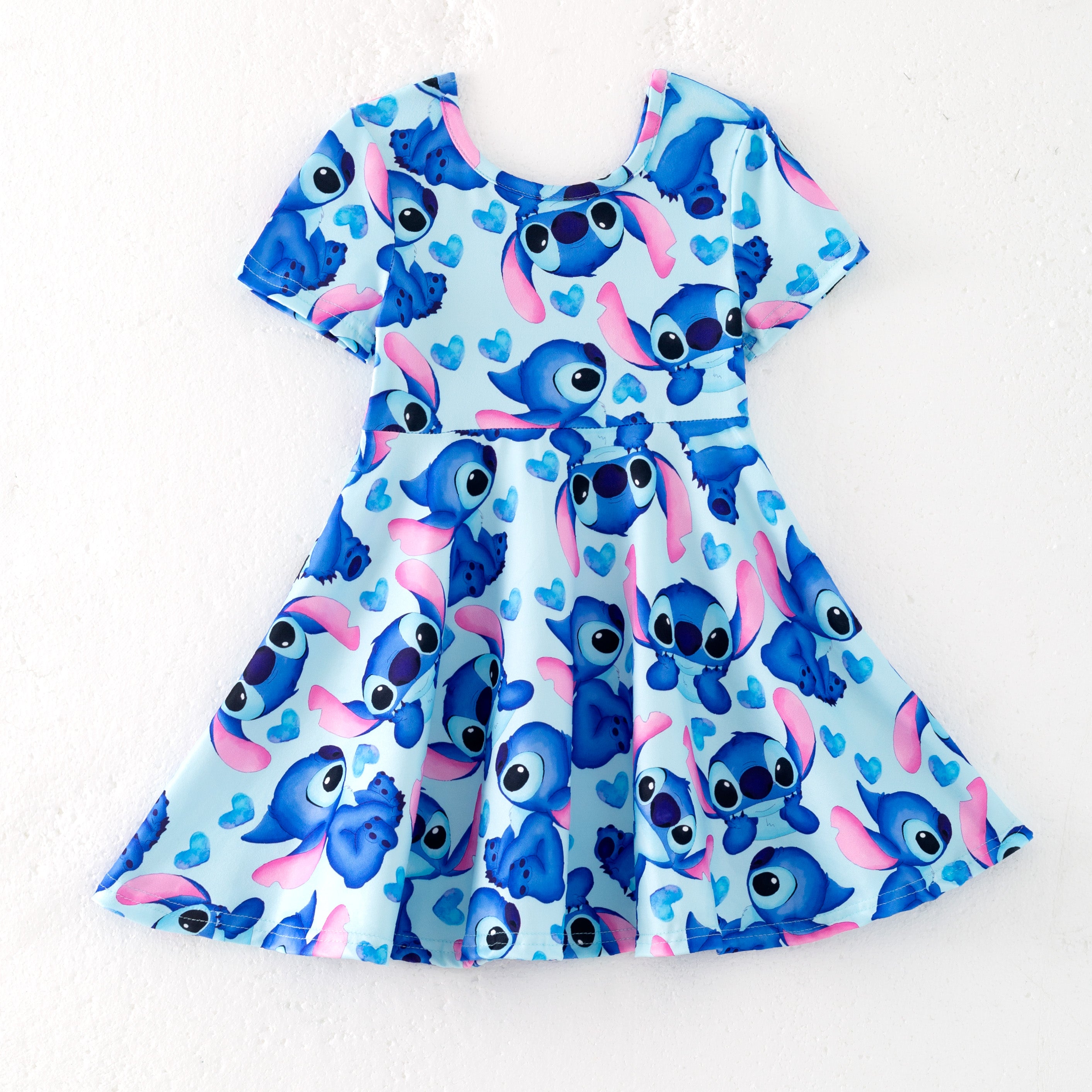 （Pre Order）Girls Spring and Summer Cartoon Print Dress