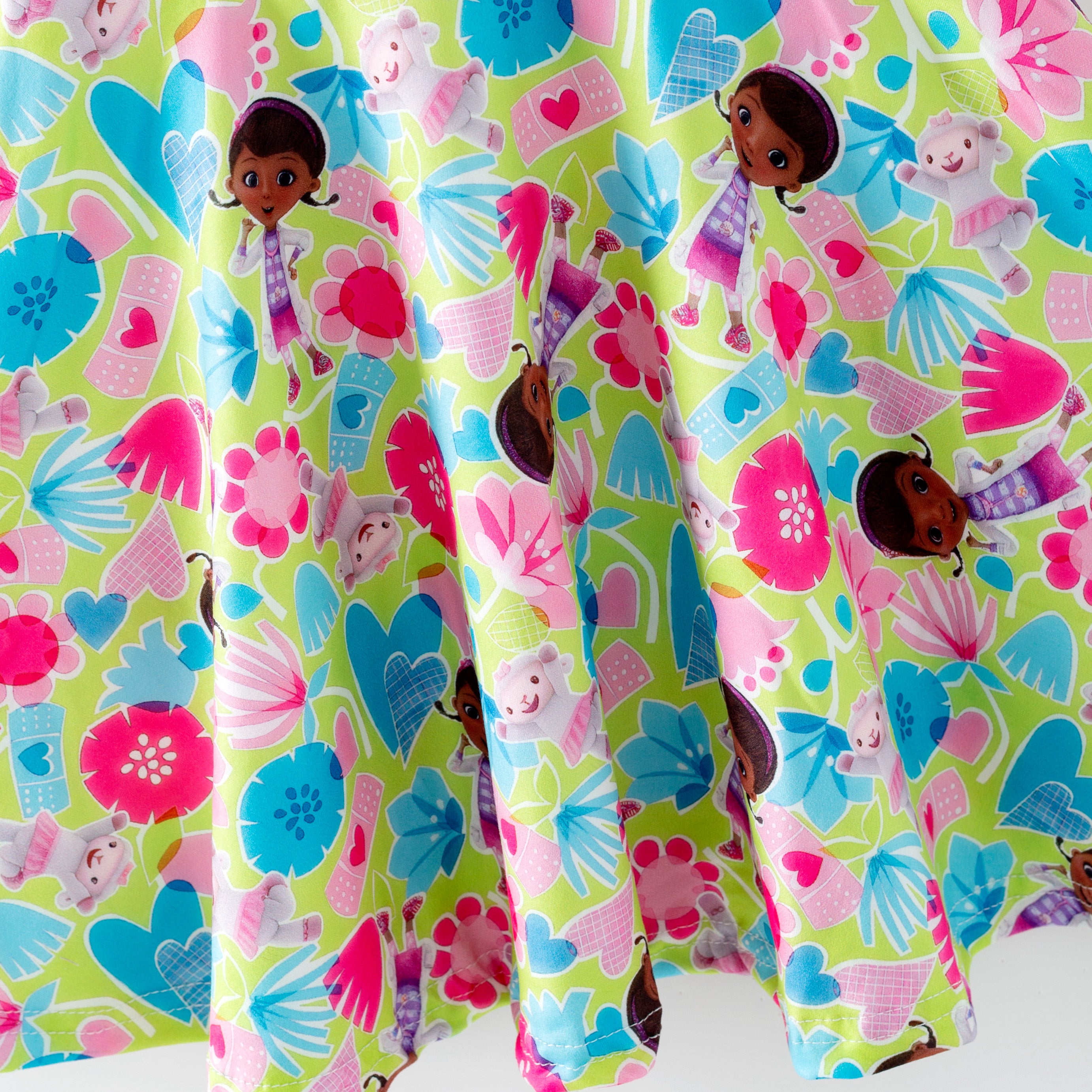 （Pre Order,Prepack Zone）Girls Spring&Summer Cartoon Print Dress（Mix Size）