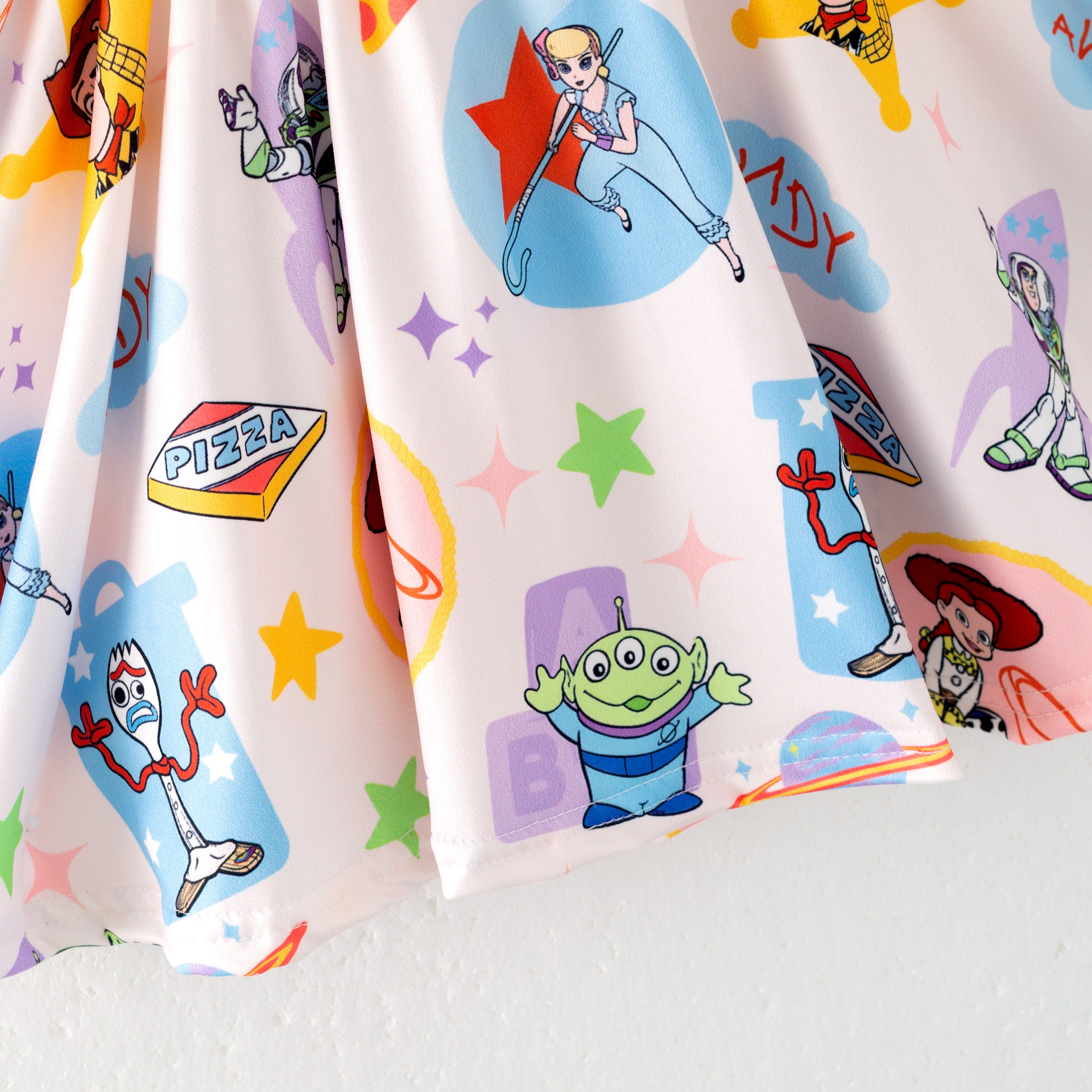 （Pre Order）Girls Spring and Summer Cartoon Print Skirt Set