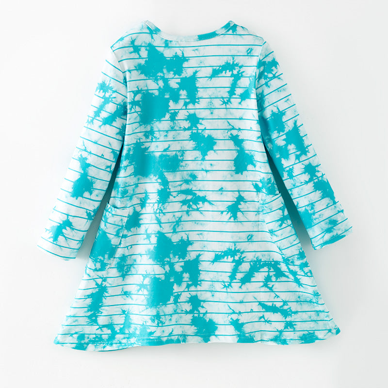 （In Stock）Girls Fall Pumpkin Applique Milk Silk Dress