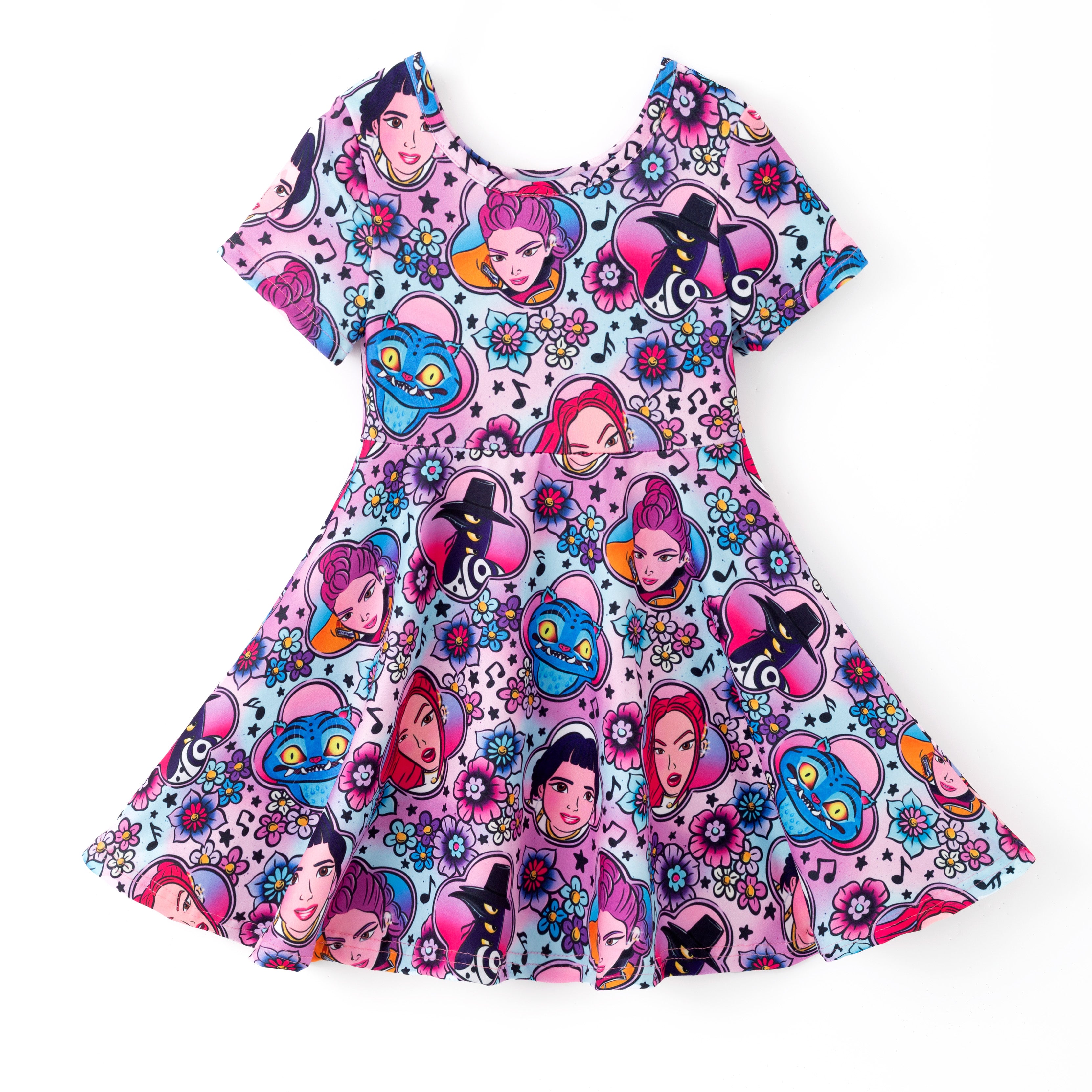 （Pre Order,Prepack Zone）Girls Movie Character Print Dress
