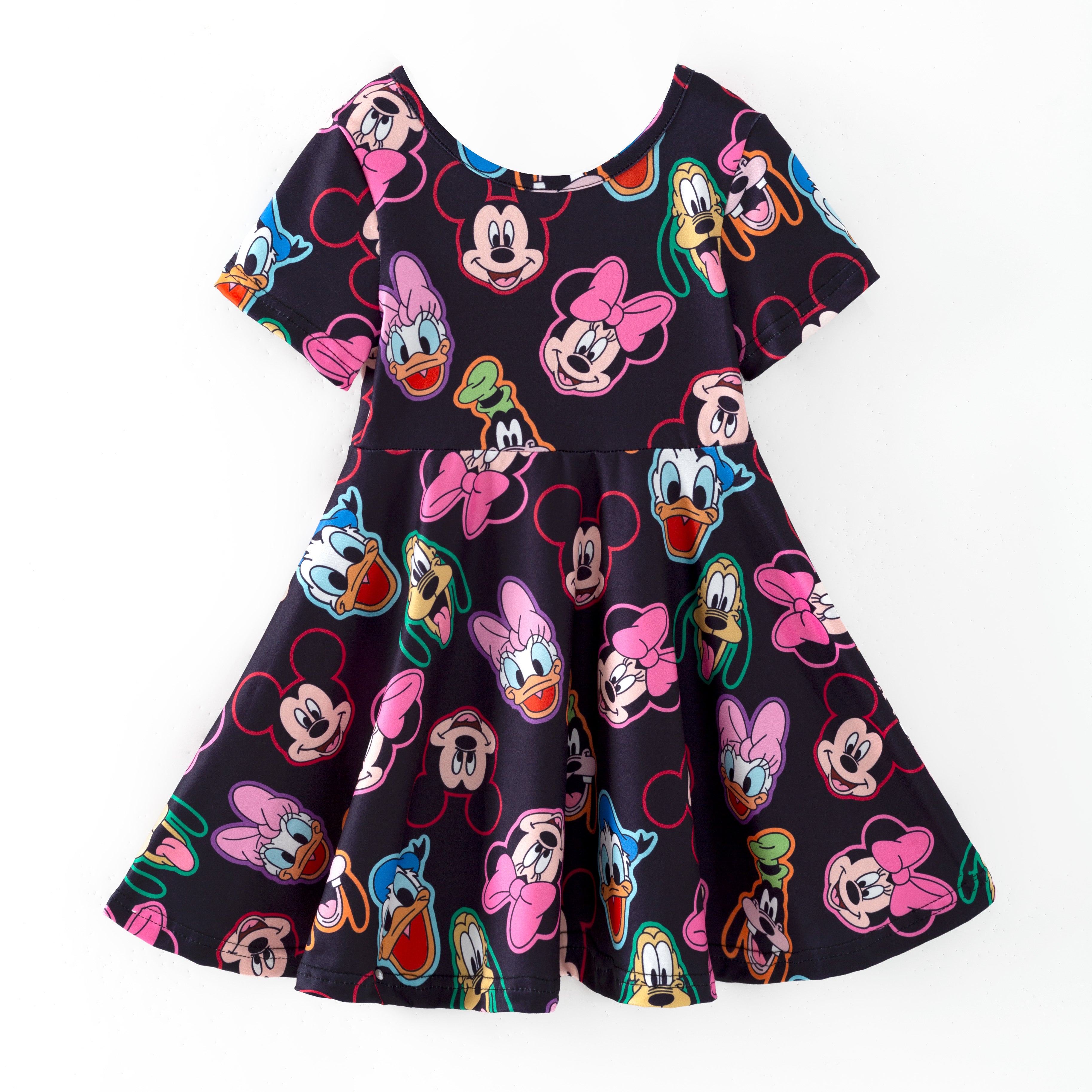 （Pre Order,Prepack Zone）Girls Spring&Summer Cartoon Print Dress（Mix Size）