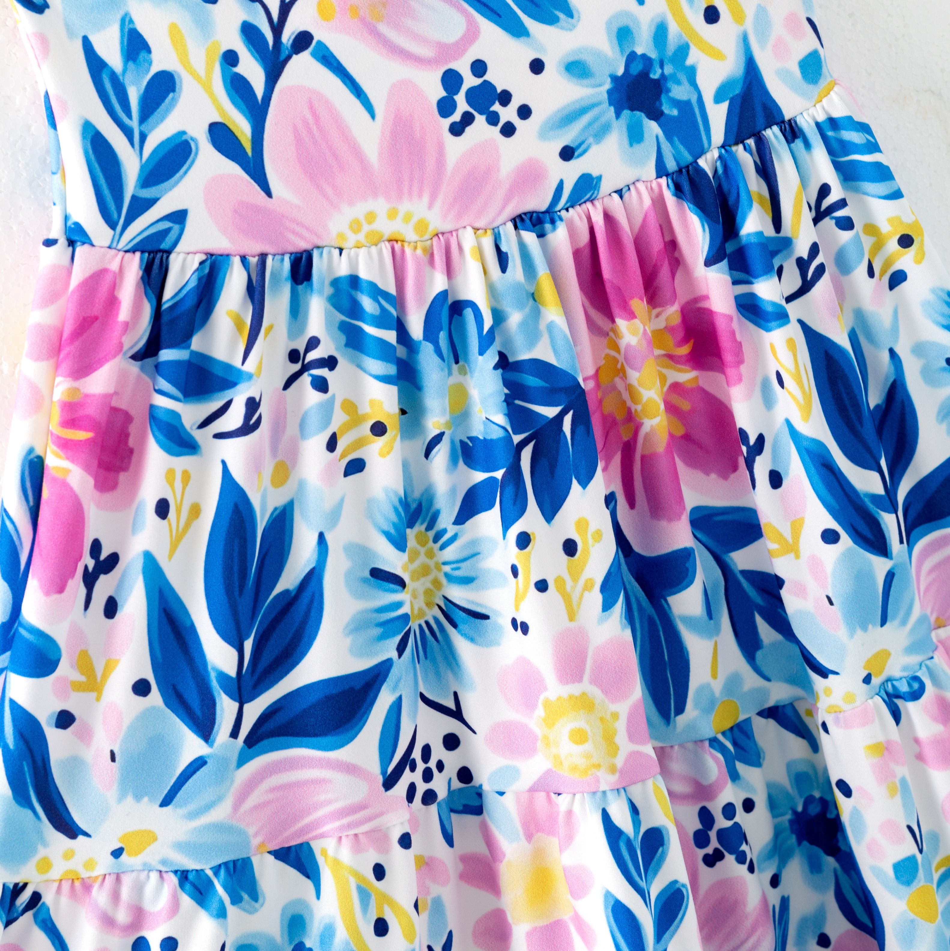 （Pre Order）Mommy＆Me Spring and Summer Floral Print MAXI Dress