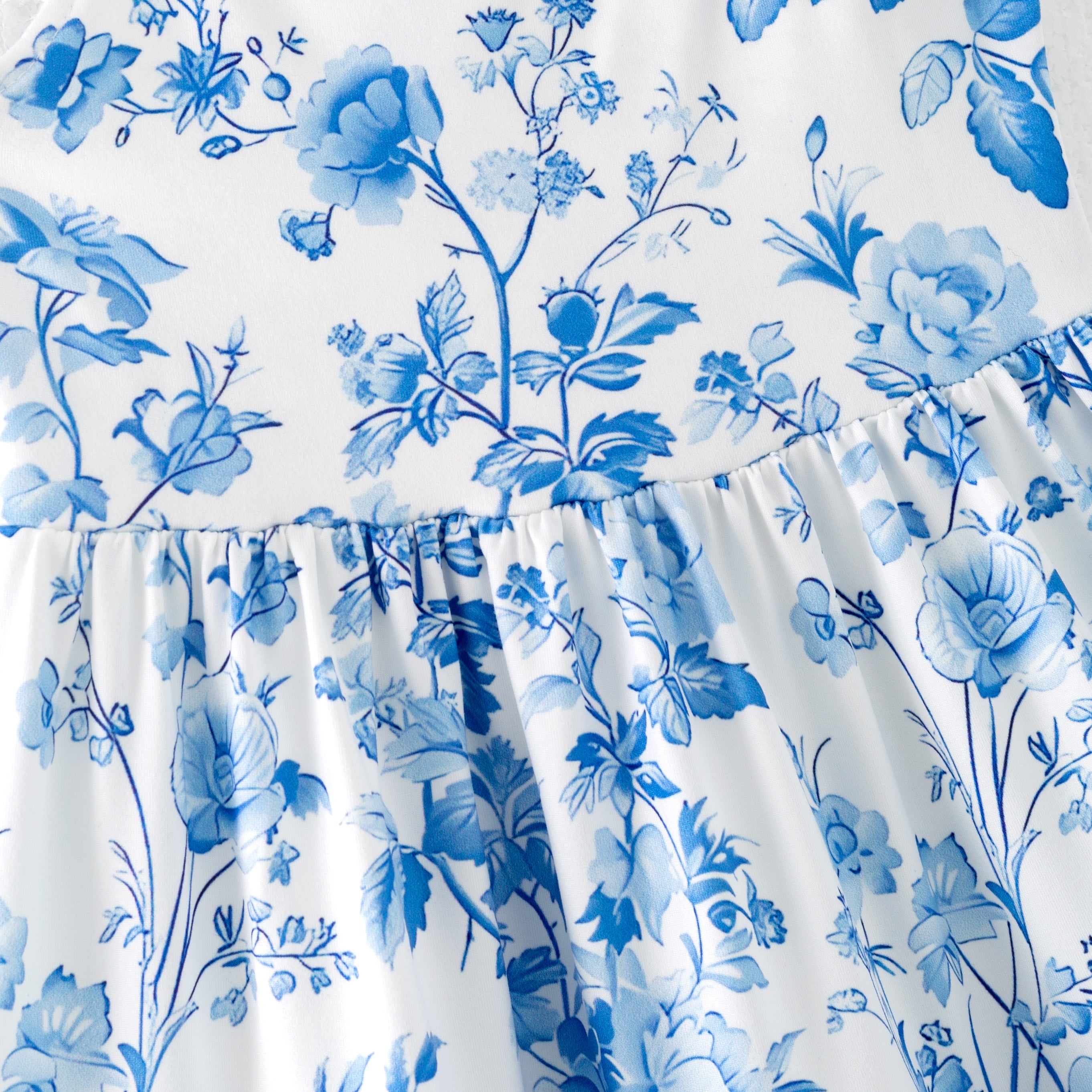 （Pre Order）Mommy＆Me Spring and Summer Floral Print MAXI Dress
