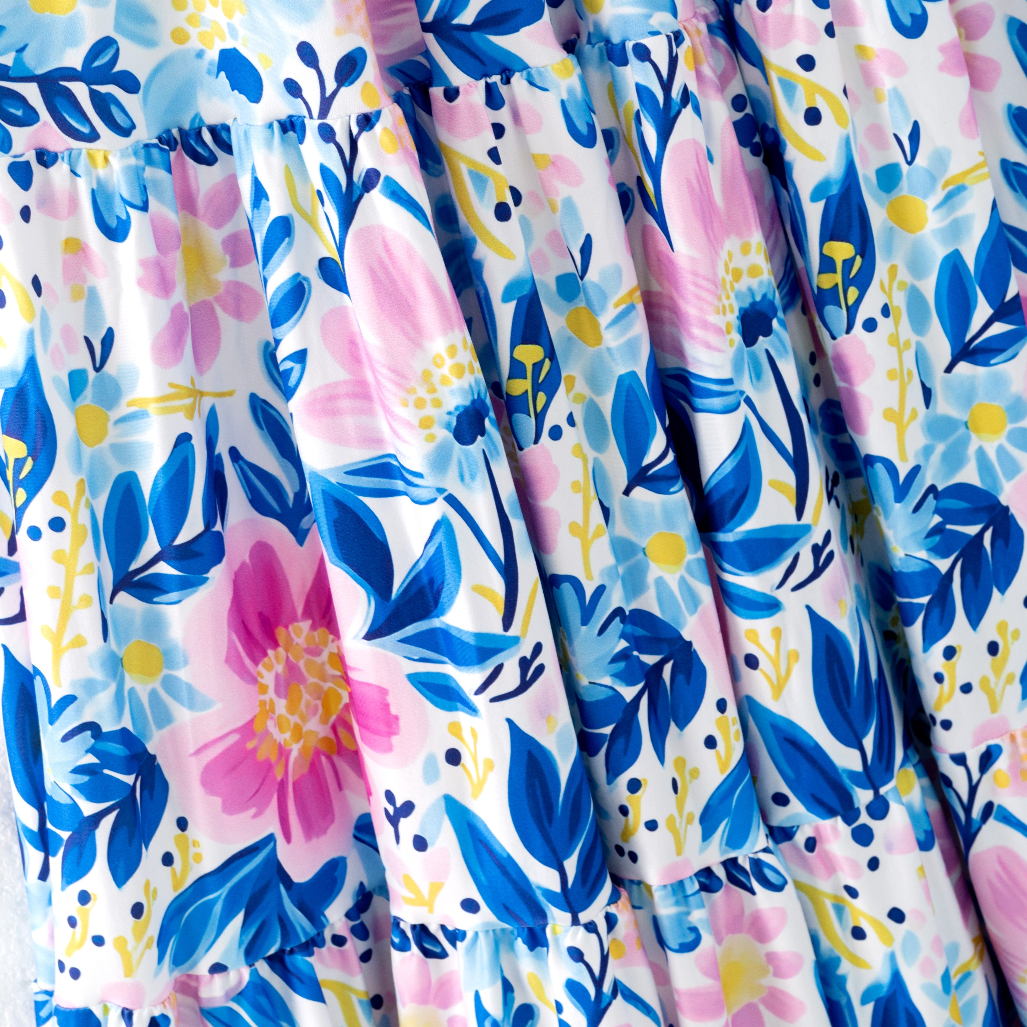 （Pre Order）Mommy＆Me Spring and Summer Floral Print MAXI Dress