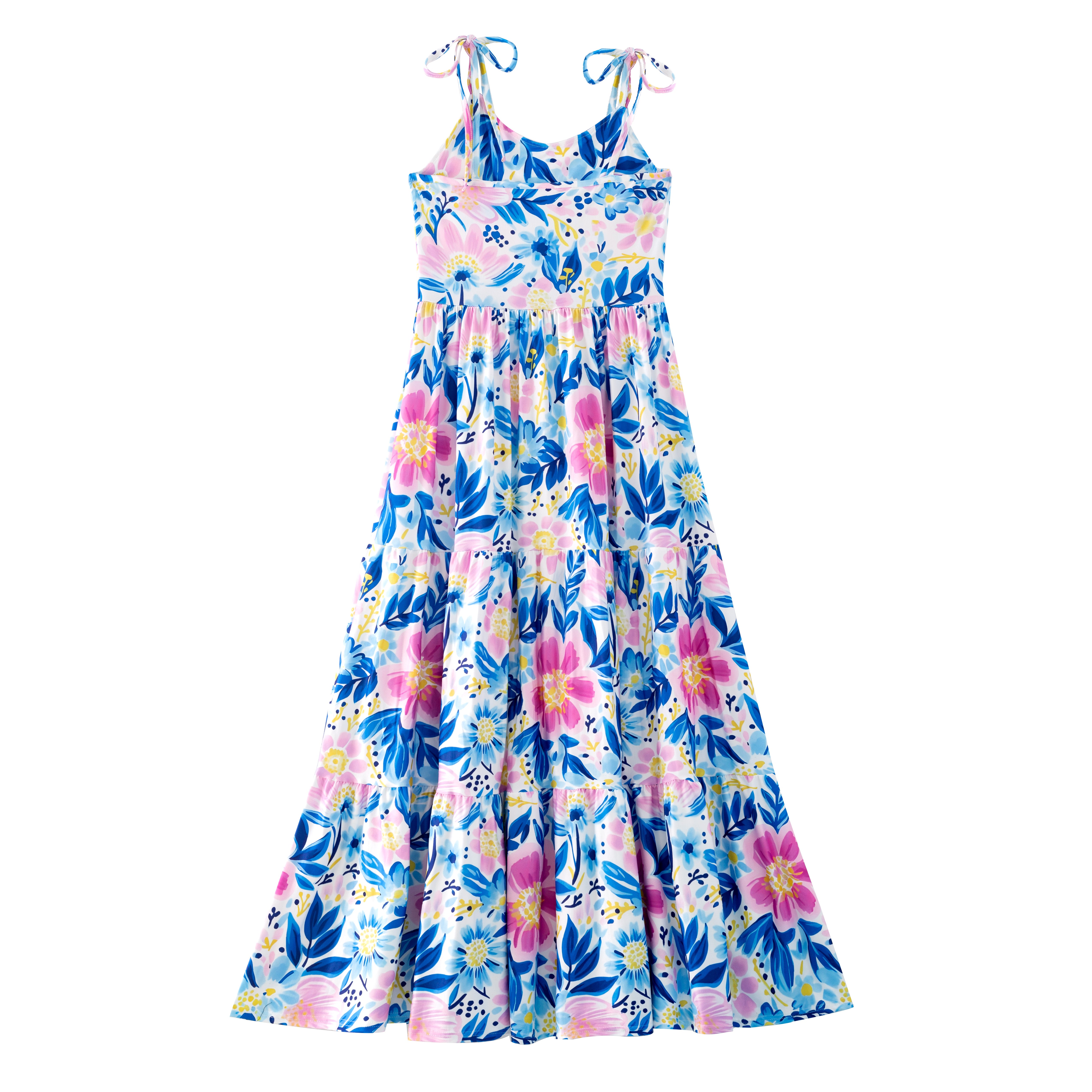 （Pre Order）Mommy＆Me Spring and Summer Floral Print MAXI Dress