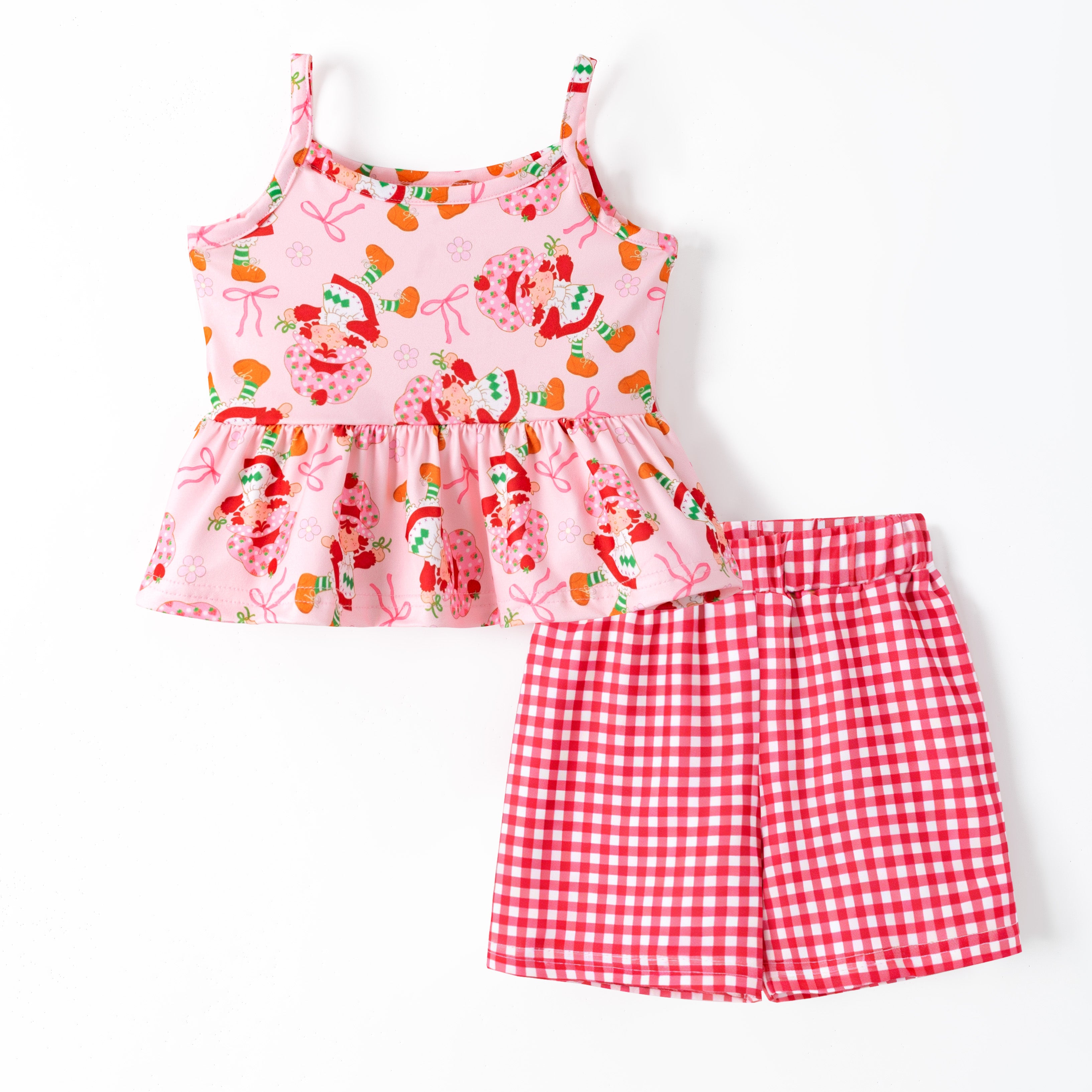 （Pre Order,Prepack Zone）Girls Spring&Summer Print Shorts Set（Mix Size）