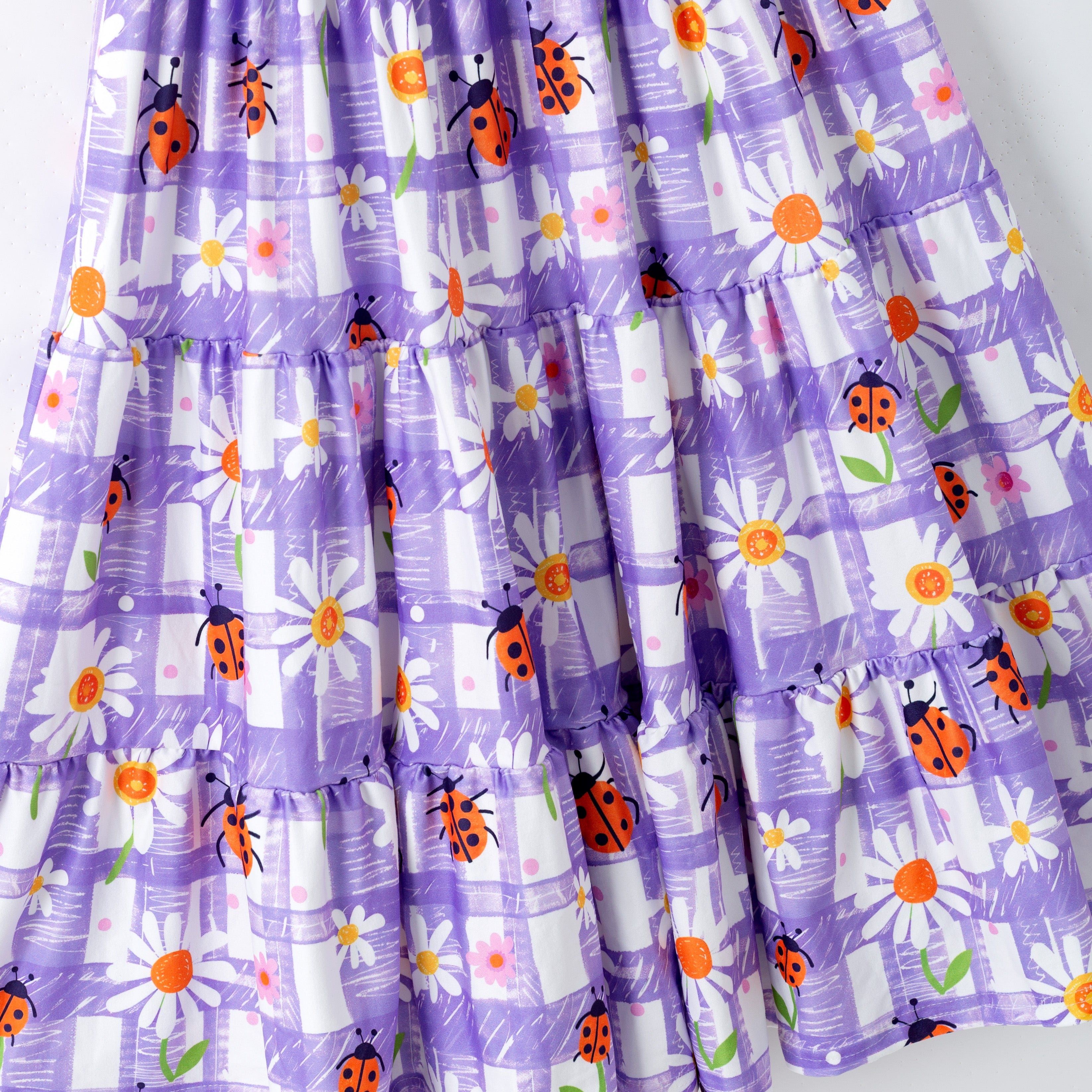 （Pre Order,Prepack Zone）Family Summer Dasiy Print Slip Dress