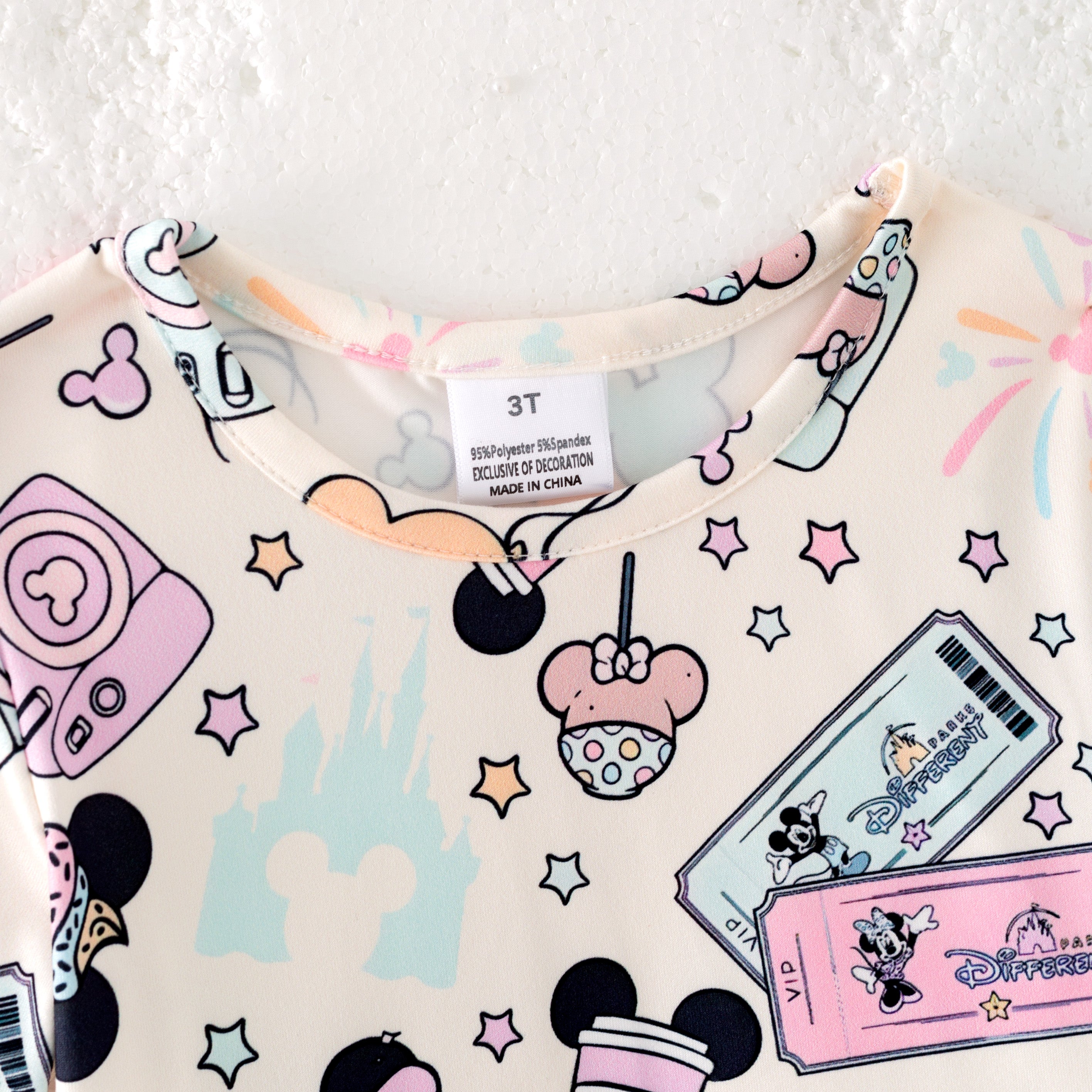 （Pre Order）Girls Spring and Summer Princess＆Cartoon Print Skirt Set