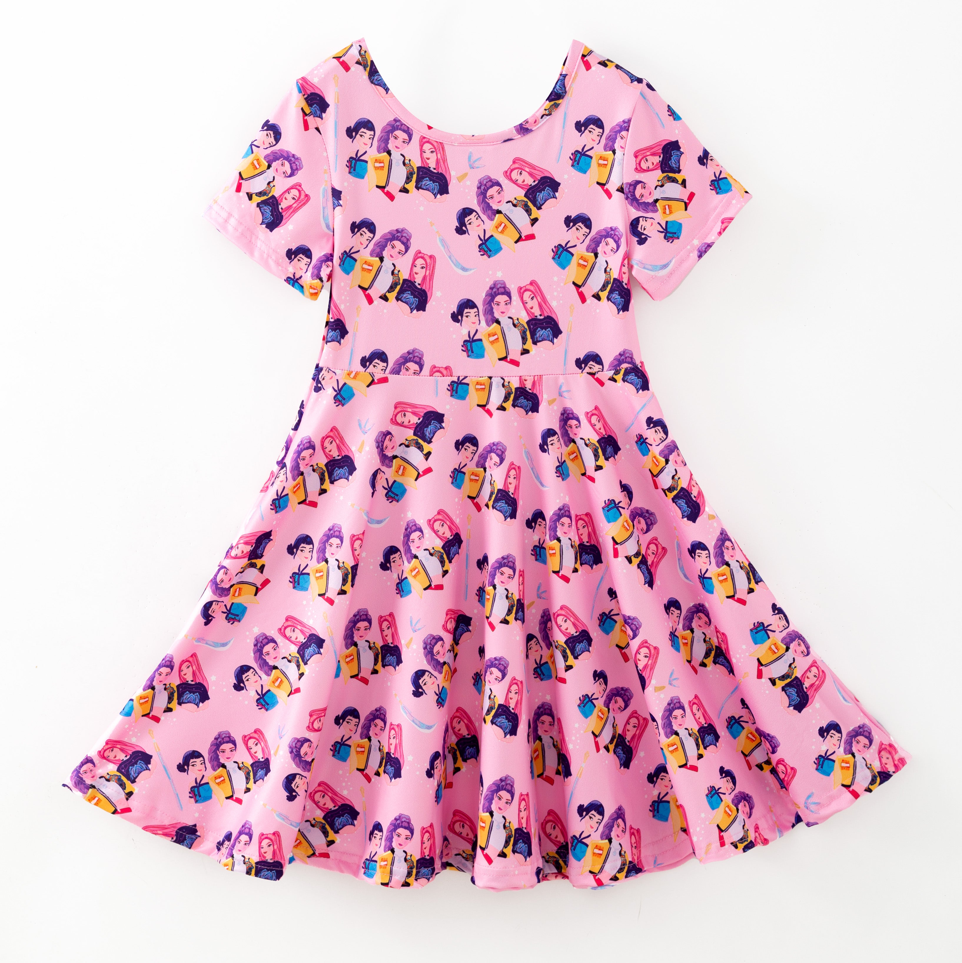 （Pre Order,Prepack Zone）Girls Movie Character Print Dress