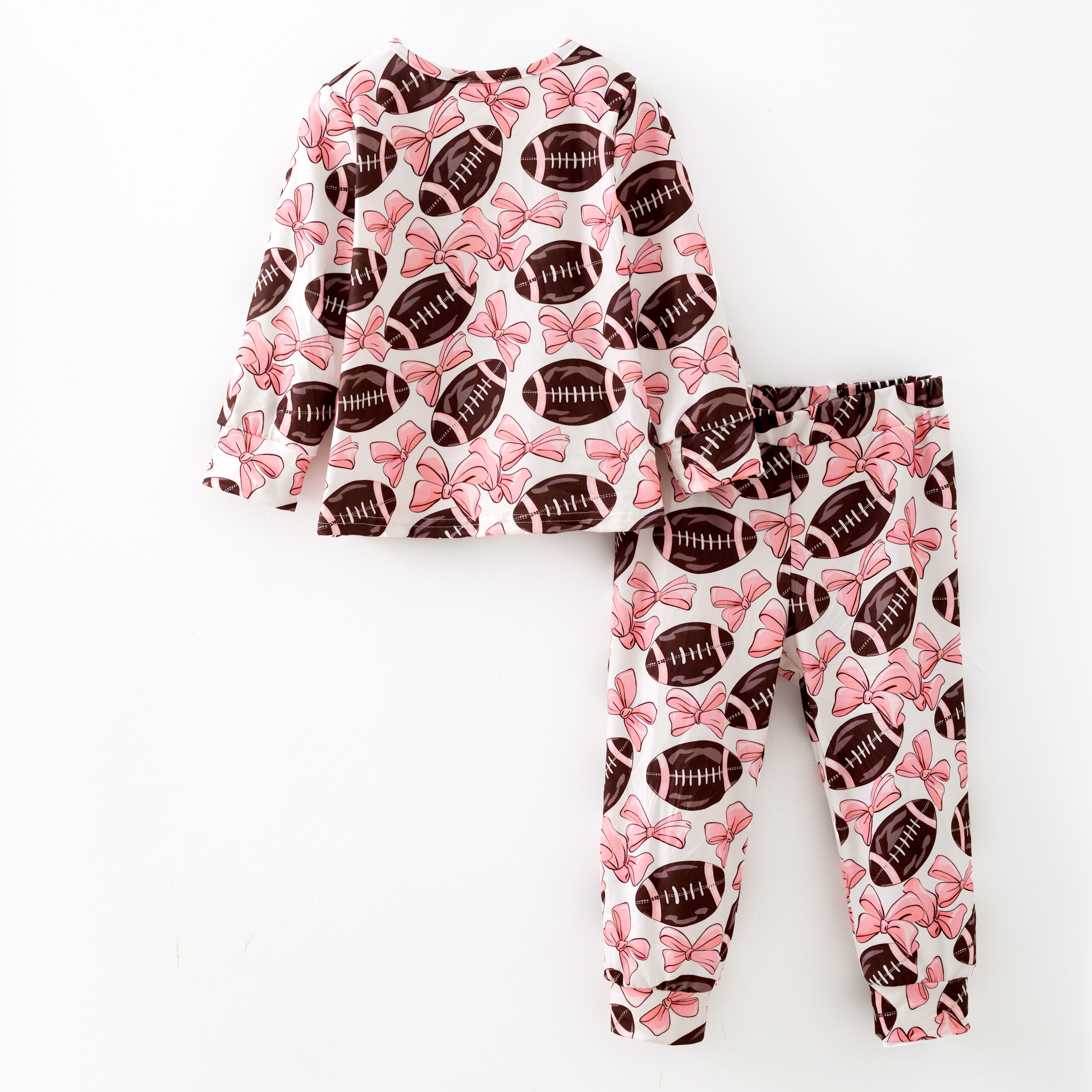 （Pre Order,Prepack Zone）Girls Football&TS Print Set,Pants（Mix Size）