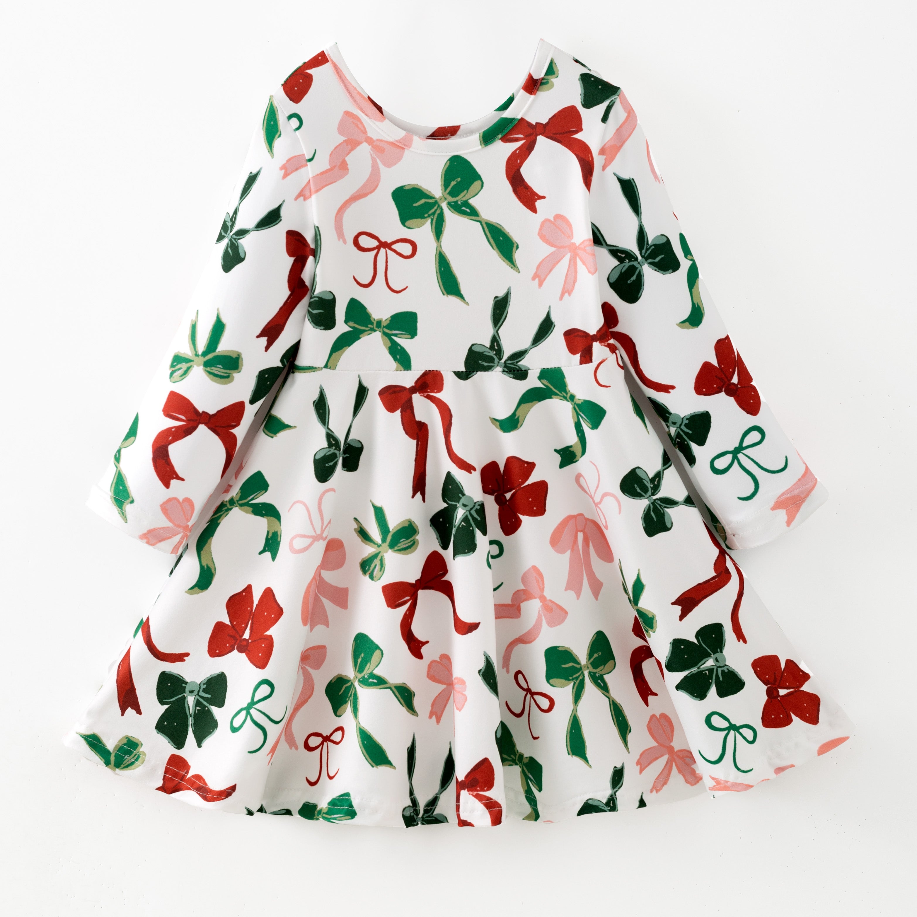 （Pre Order,Prepack Zone）Girls Christmas Print Dress（Mix Size）