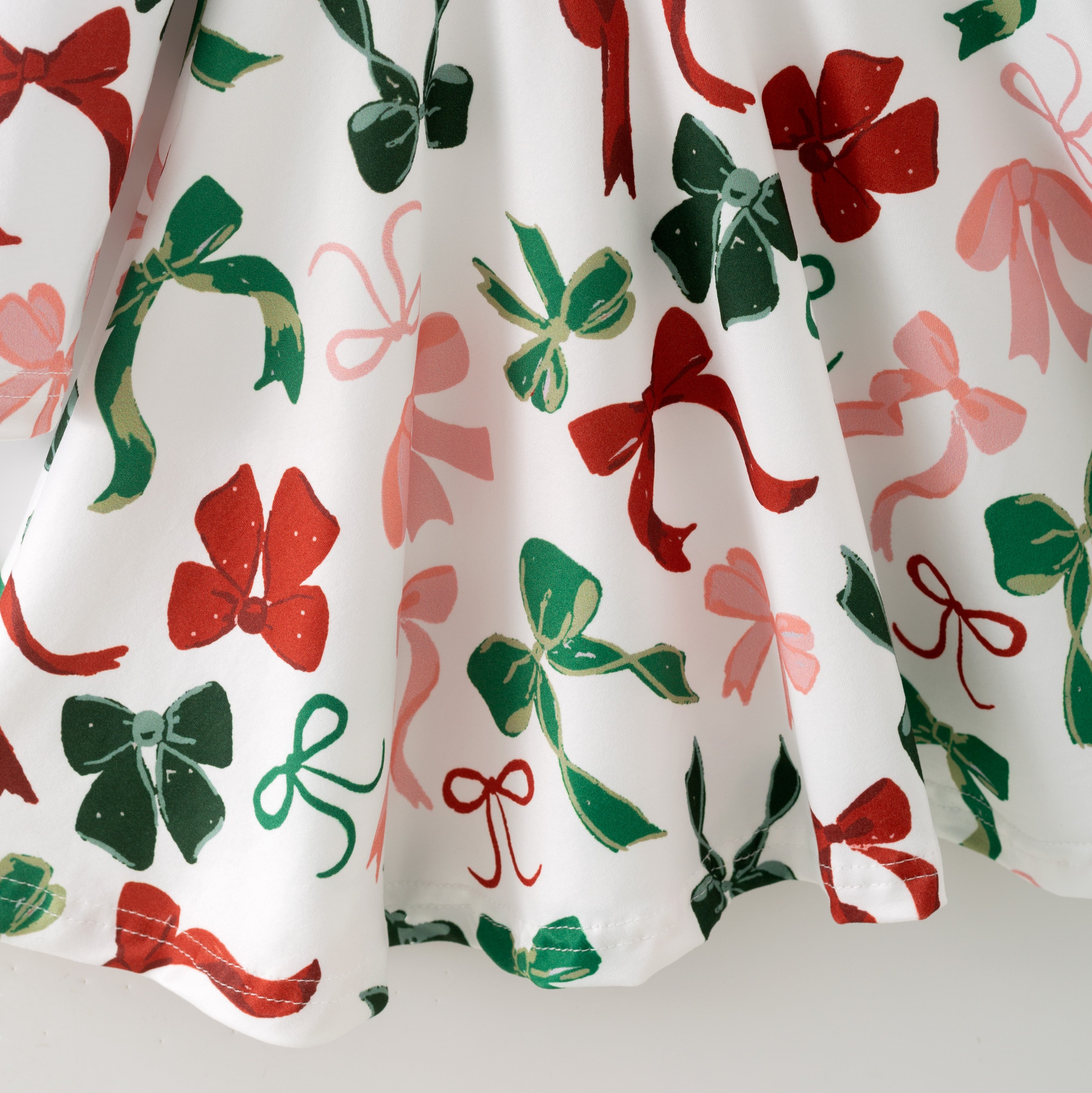（Pre Order,Prepack Zone）Girls Christmas Print Dress（Mix Size）