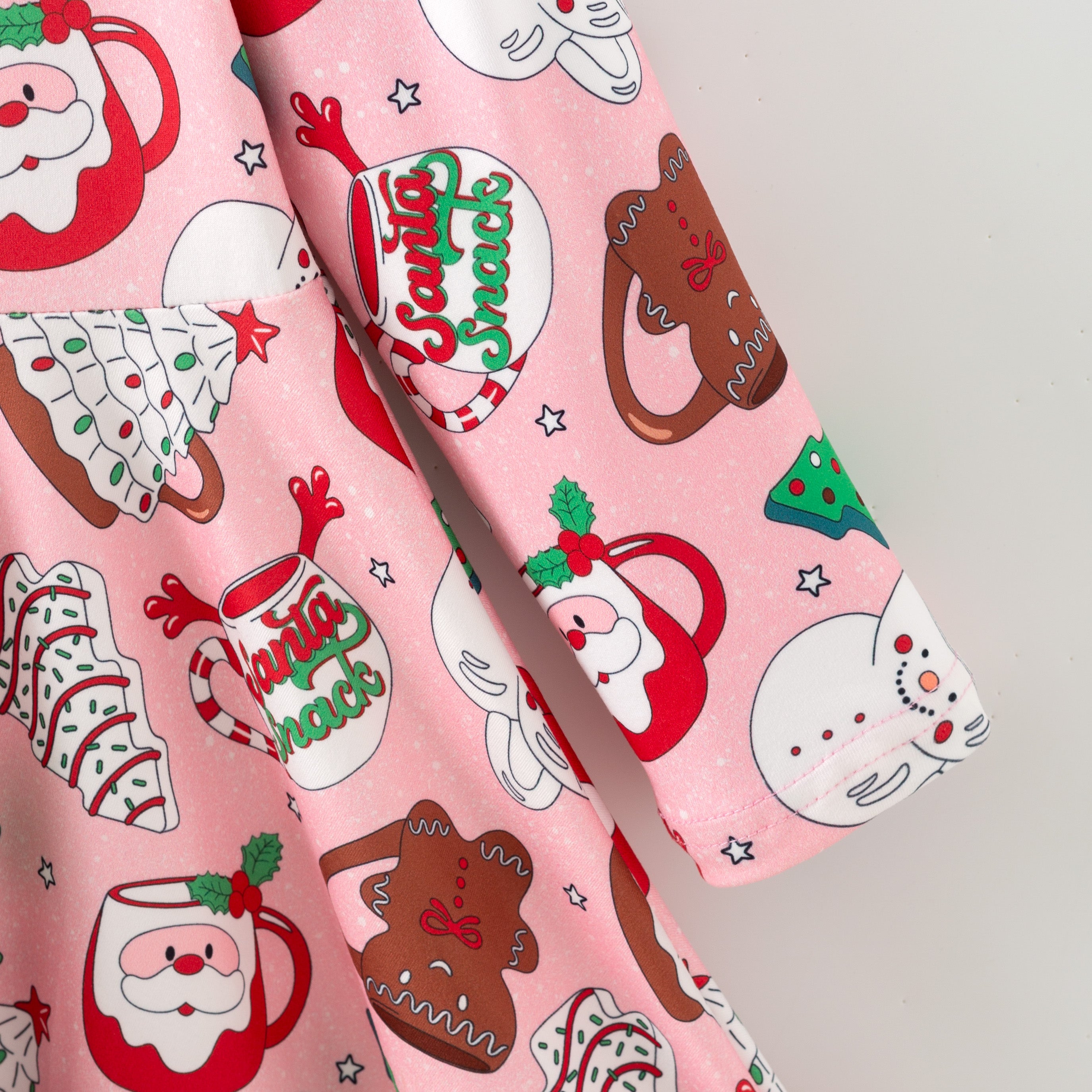 （Pre Order,Prepack Zone）Girls Christmas Print Dress（Mix Size）