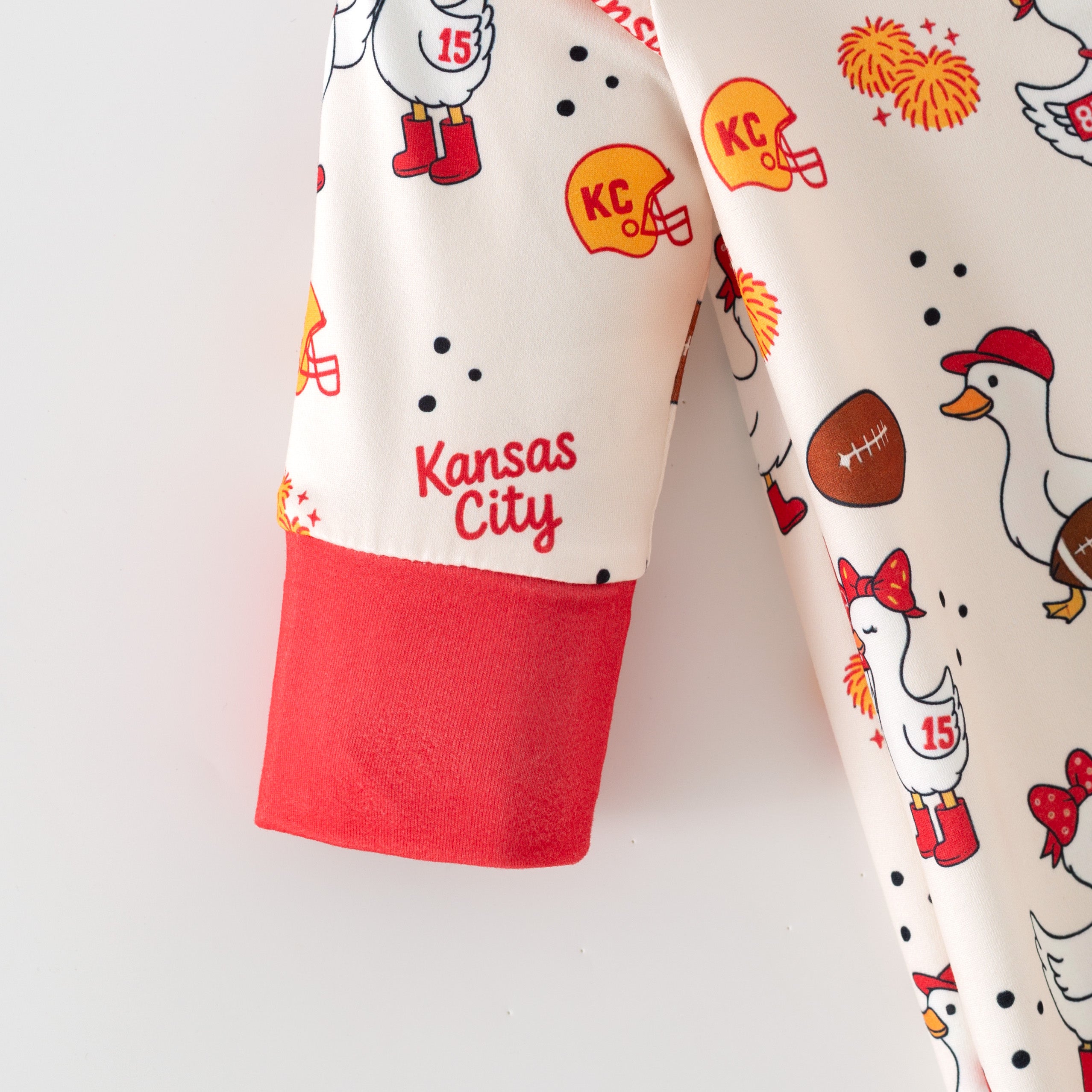 （Pre Order,Prepack Zone）Family Football Print Pajamas&Romper（Mix Size）