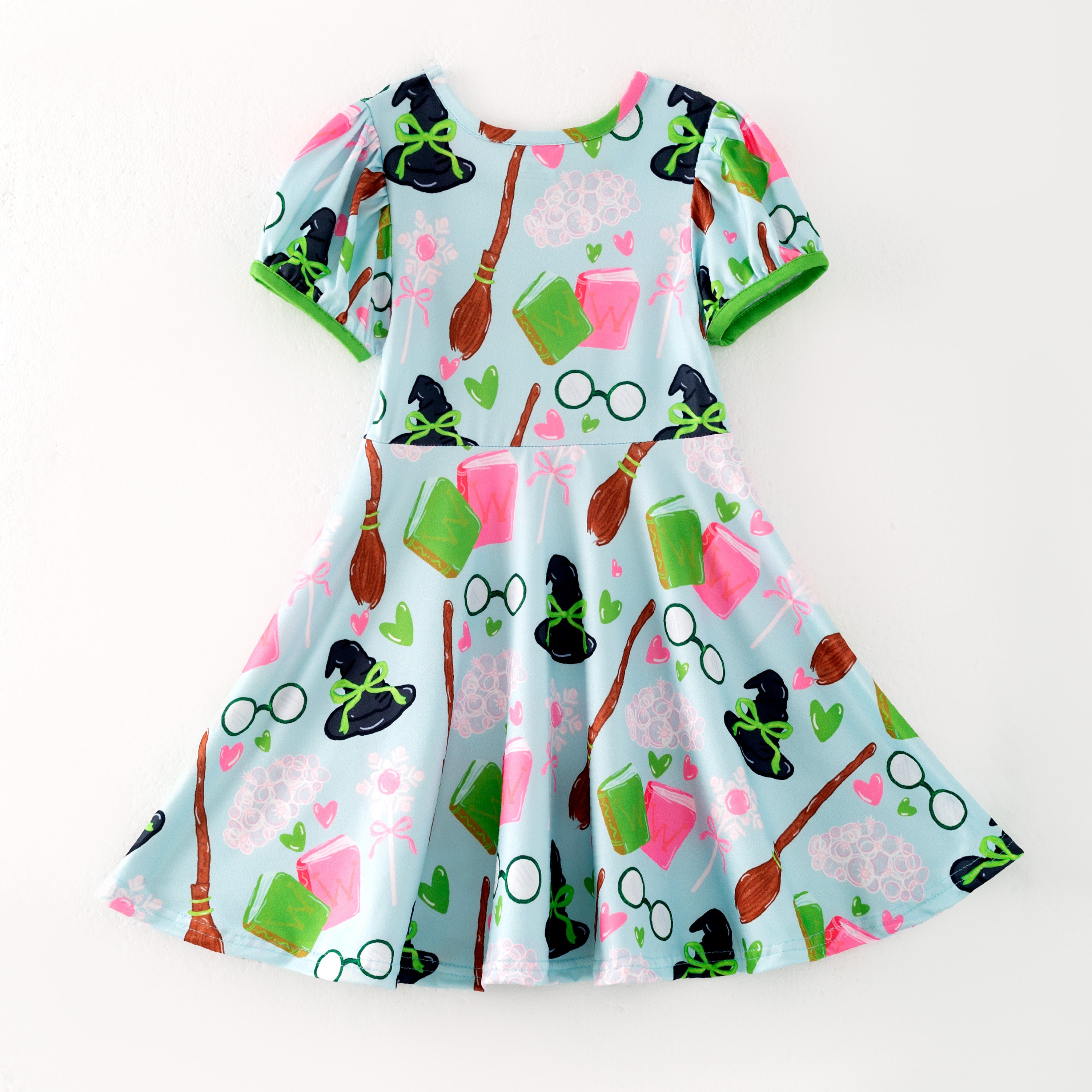 （Pre Order）Girls Spring and Summer Movie Character Print Dress
