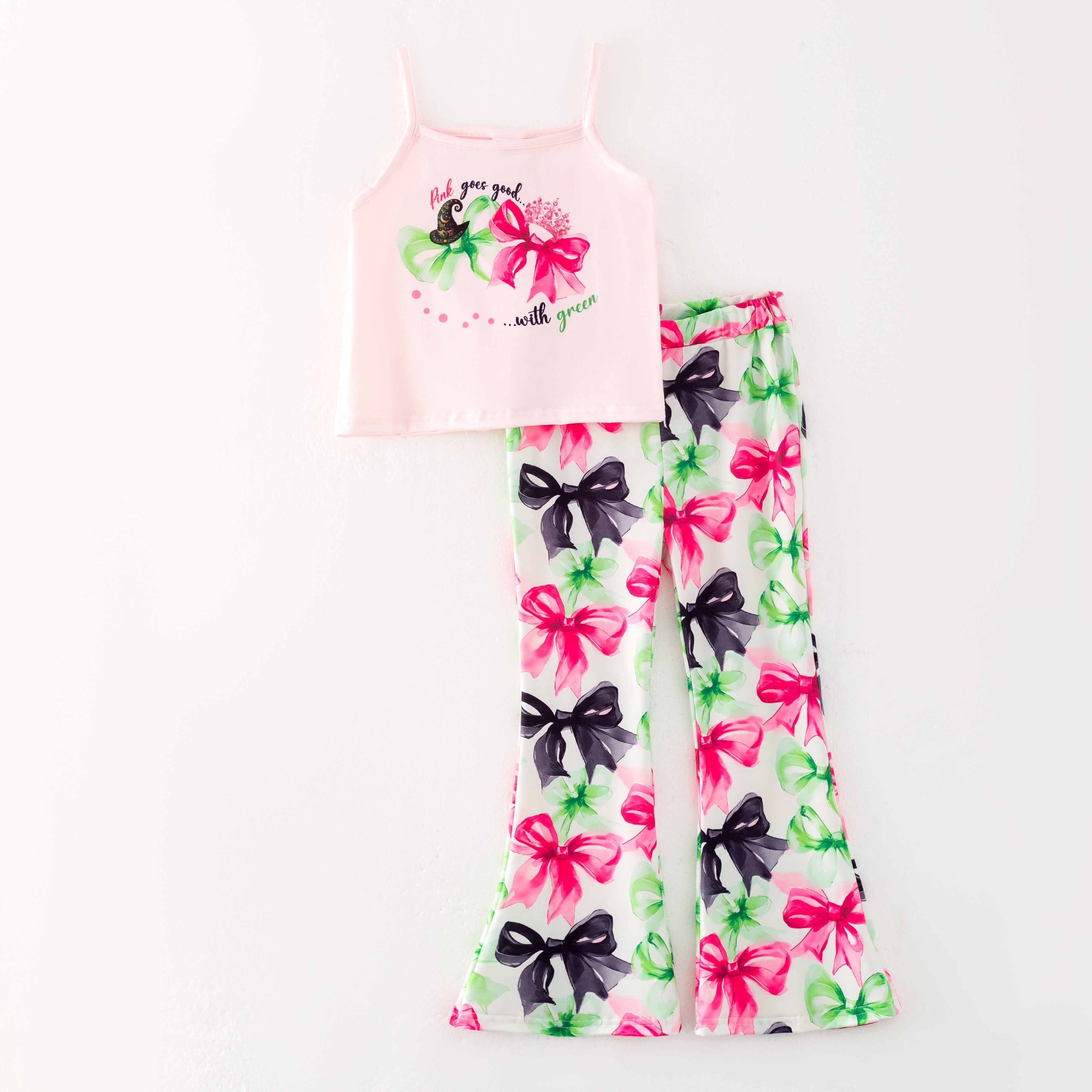 （Pre Order）Girls Spring and Summer Movie Character Print Outfit Set