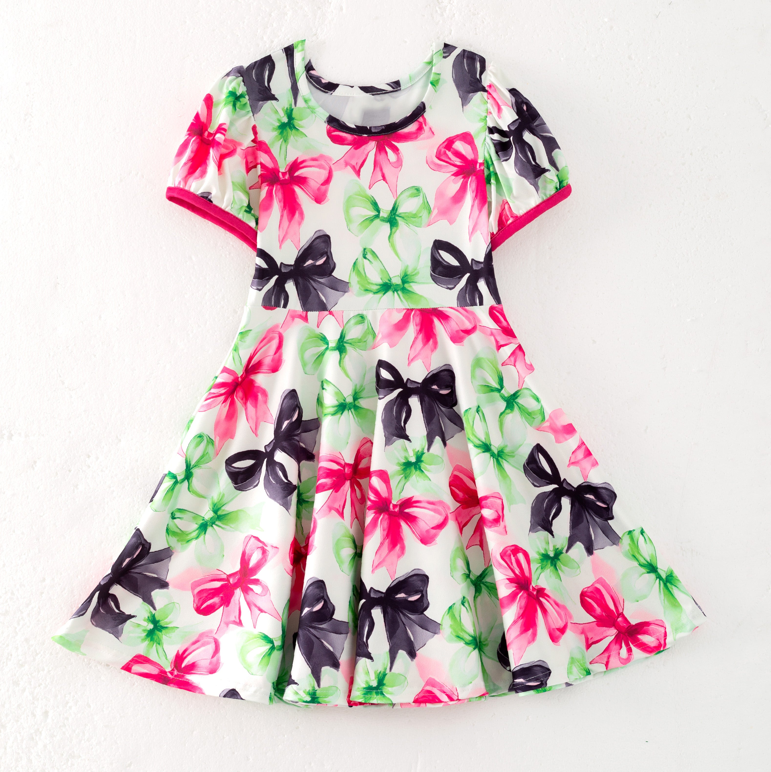（Pre Order）Girls Spring and Summer Movie Character Print Dress