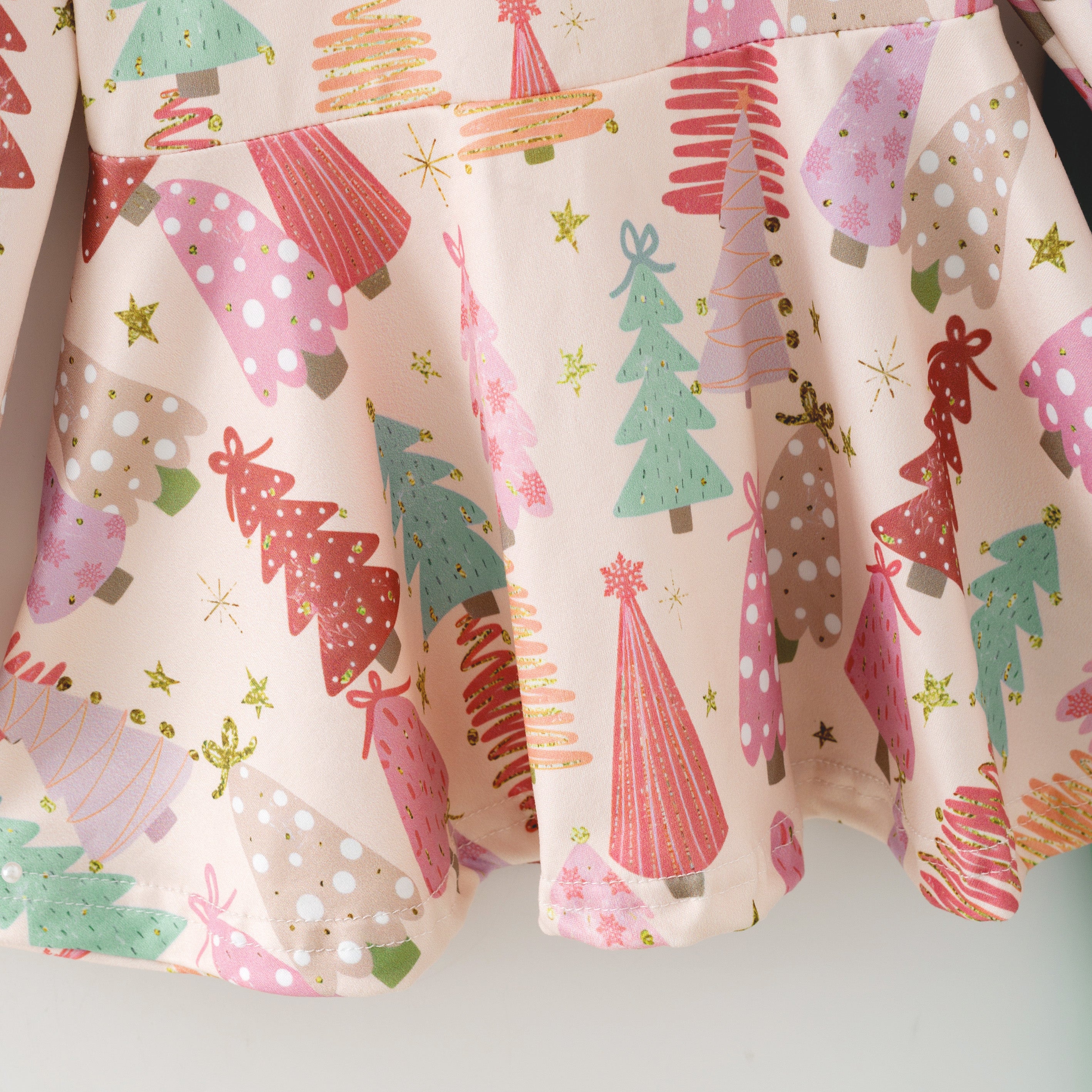 （Pre Order,Prepack Zone）Girls Christmas Print Outfit Set（Mix Size）