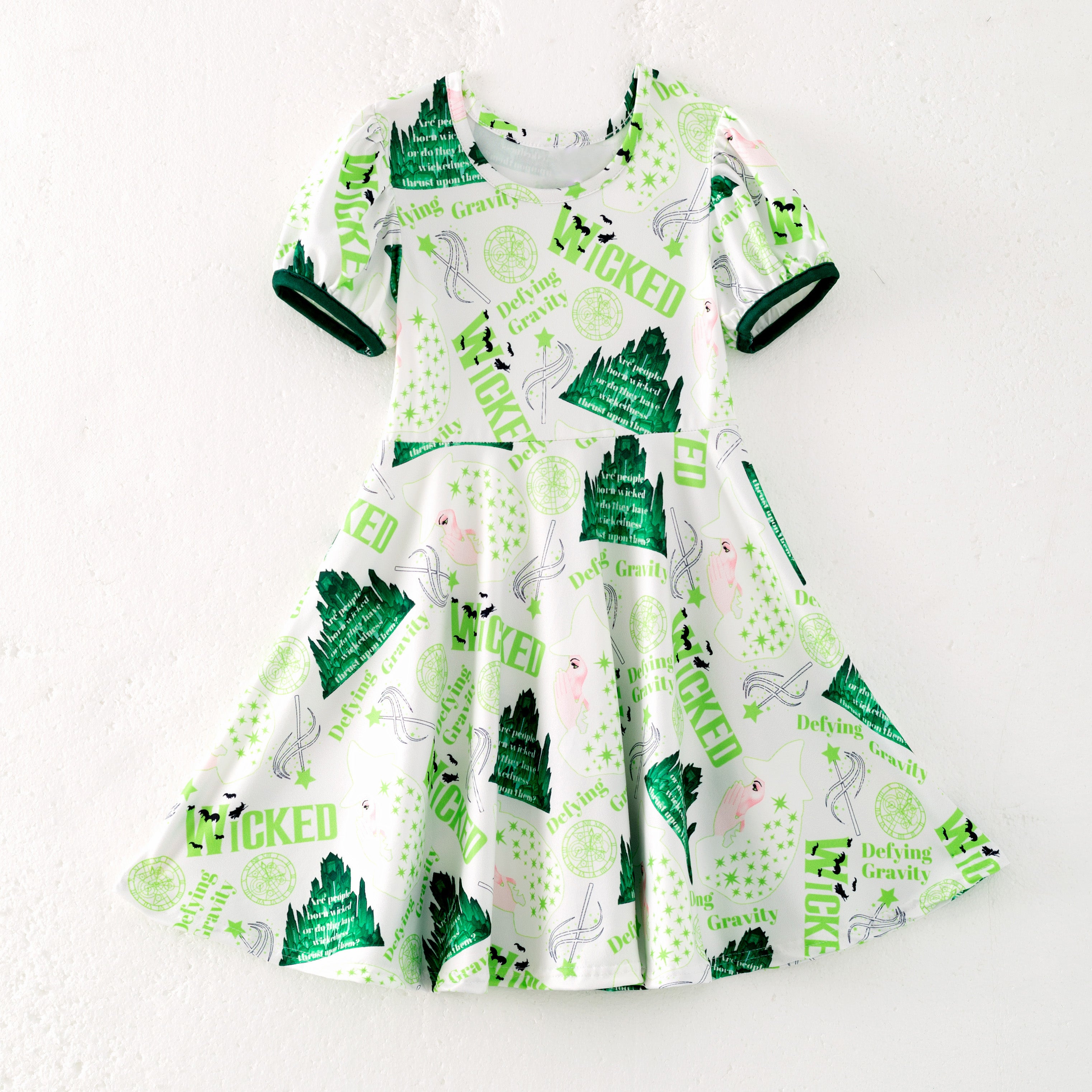 （Pre Order）Girls Spring and Summer Movie Character Print Dress