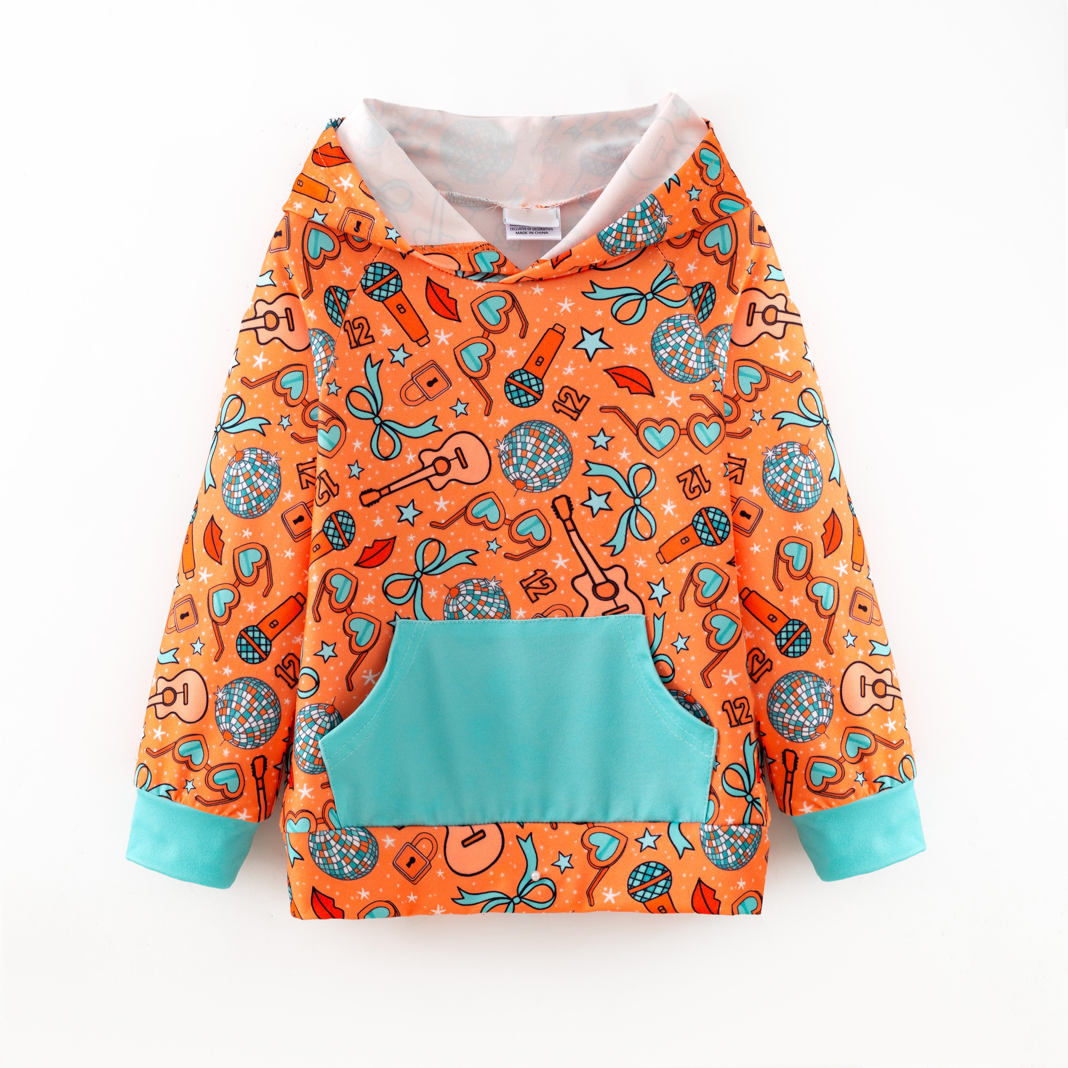 （Pre Order,Prepack Zone）Girls TS Print Hoodie（Mix Size）