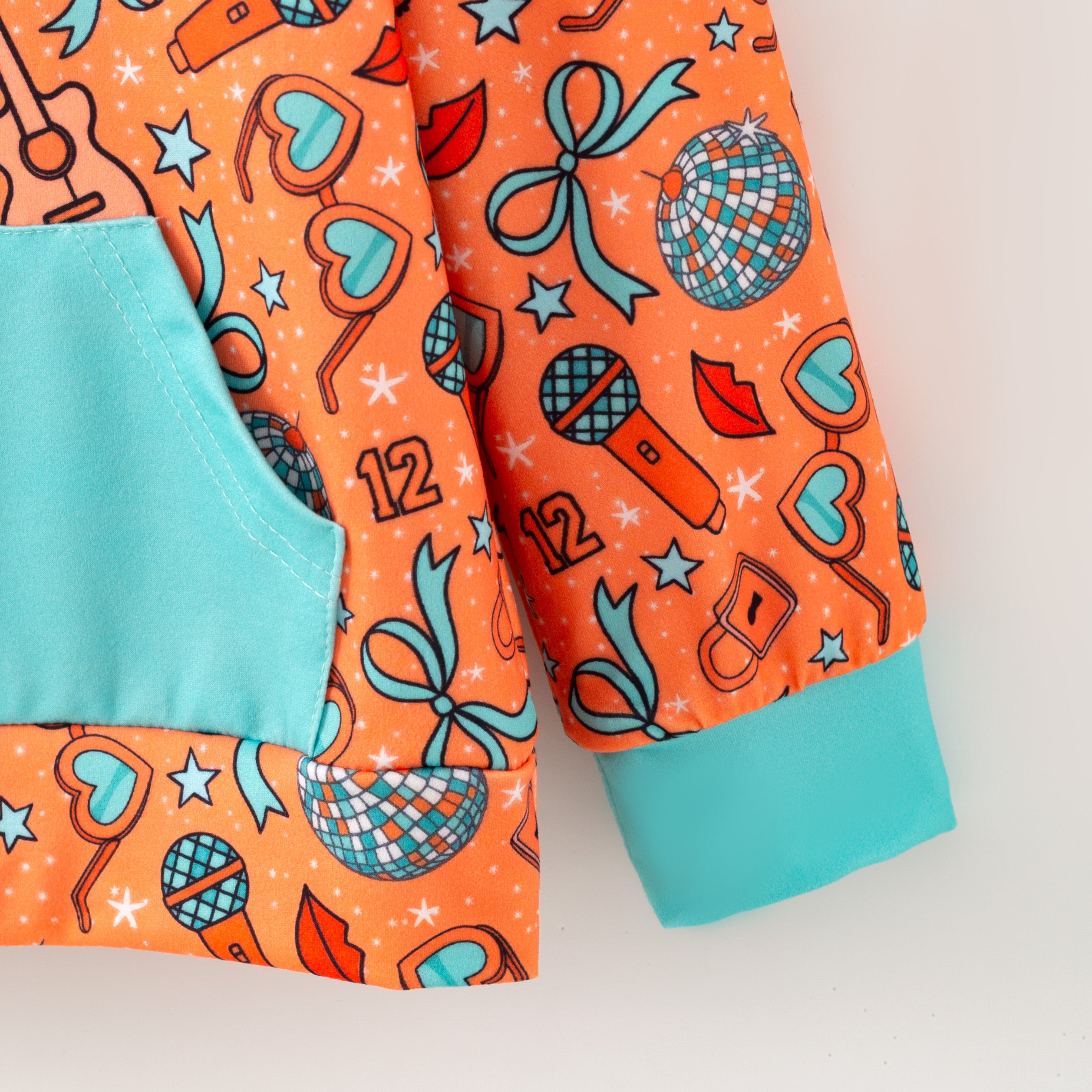 （Pre Order,Prepack Zone）Girls TS Print Hoodie（Mix Size）