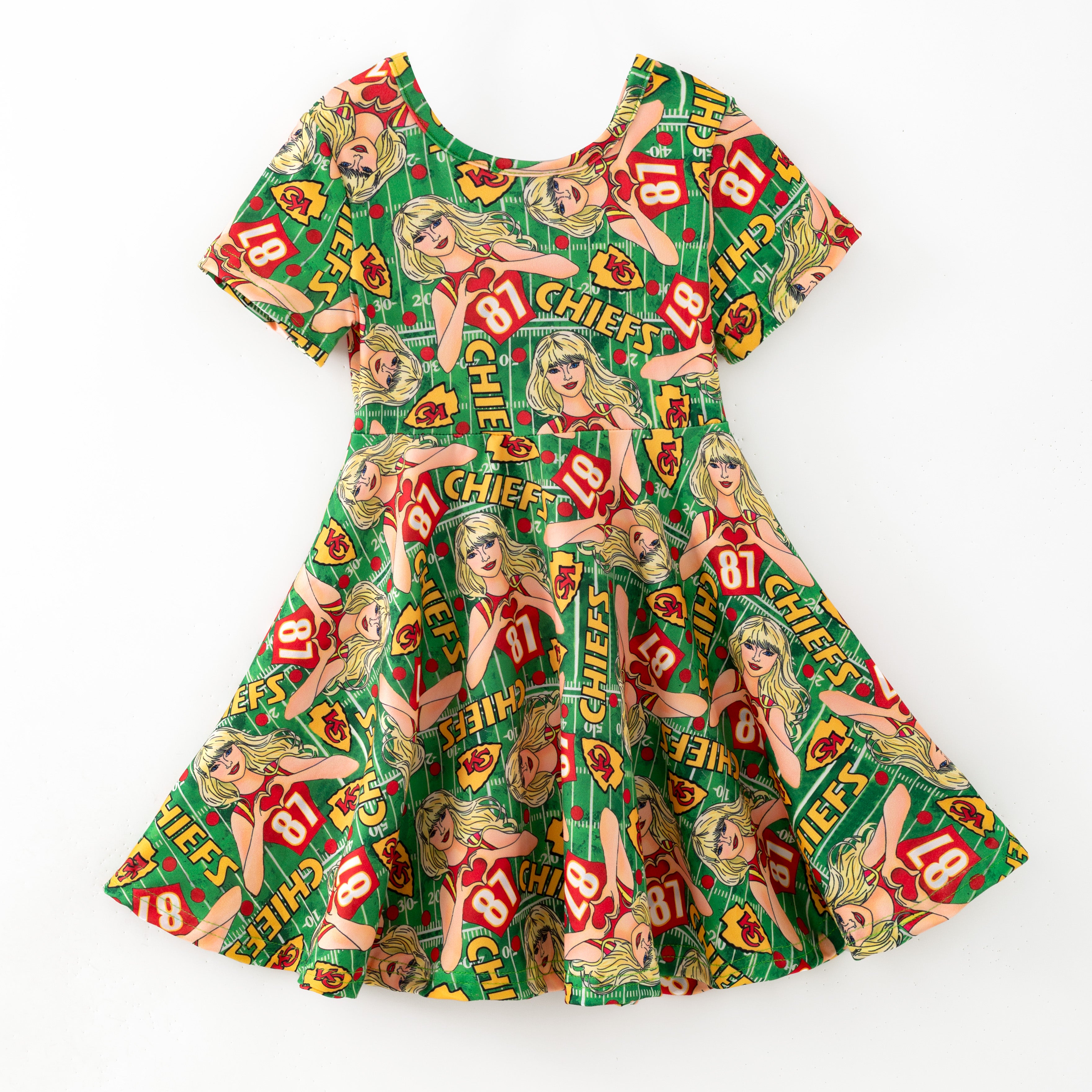 （Pre Order,Prepack Zone）Girls TS Print Dress（Mix Size）