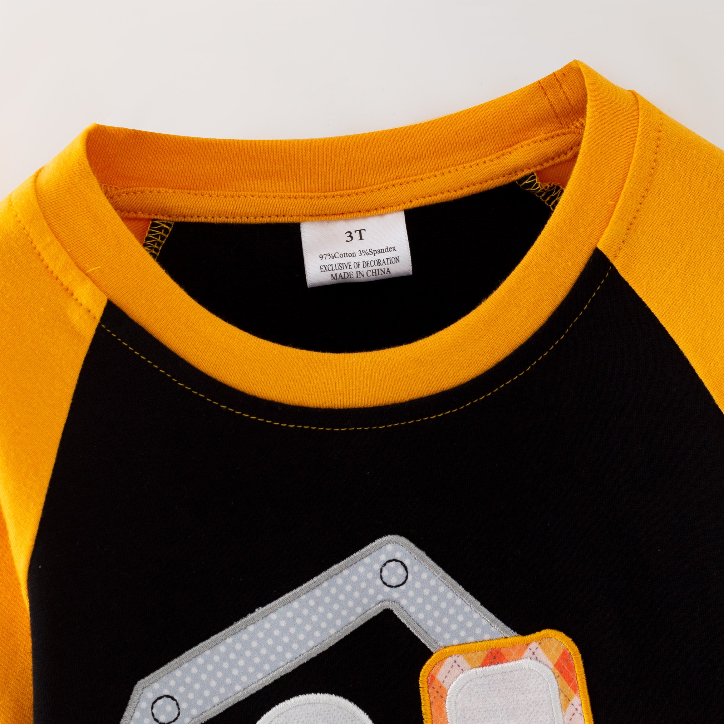 （In Stock）Boys Halloween Applique Cotton Top