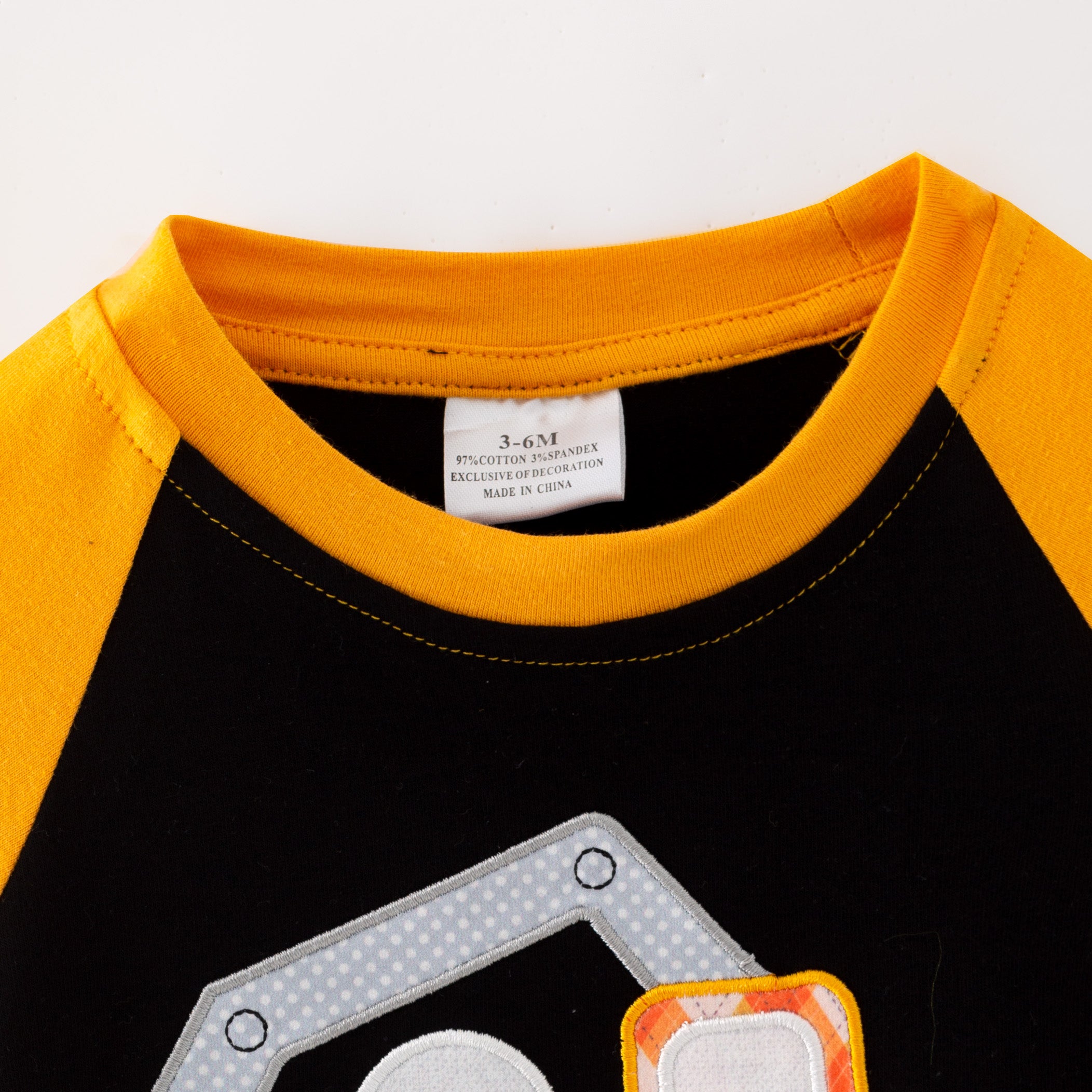 （In Stock）Toddler Boys Halloween Applique Cotton Romper